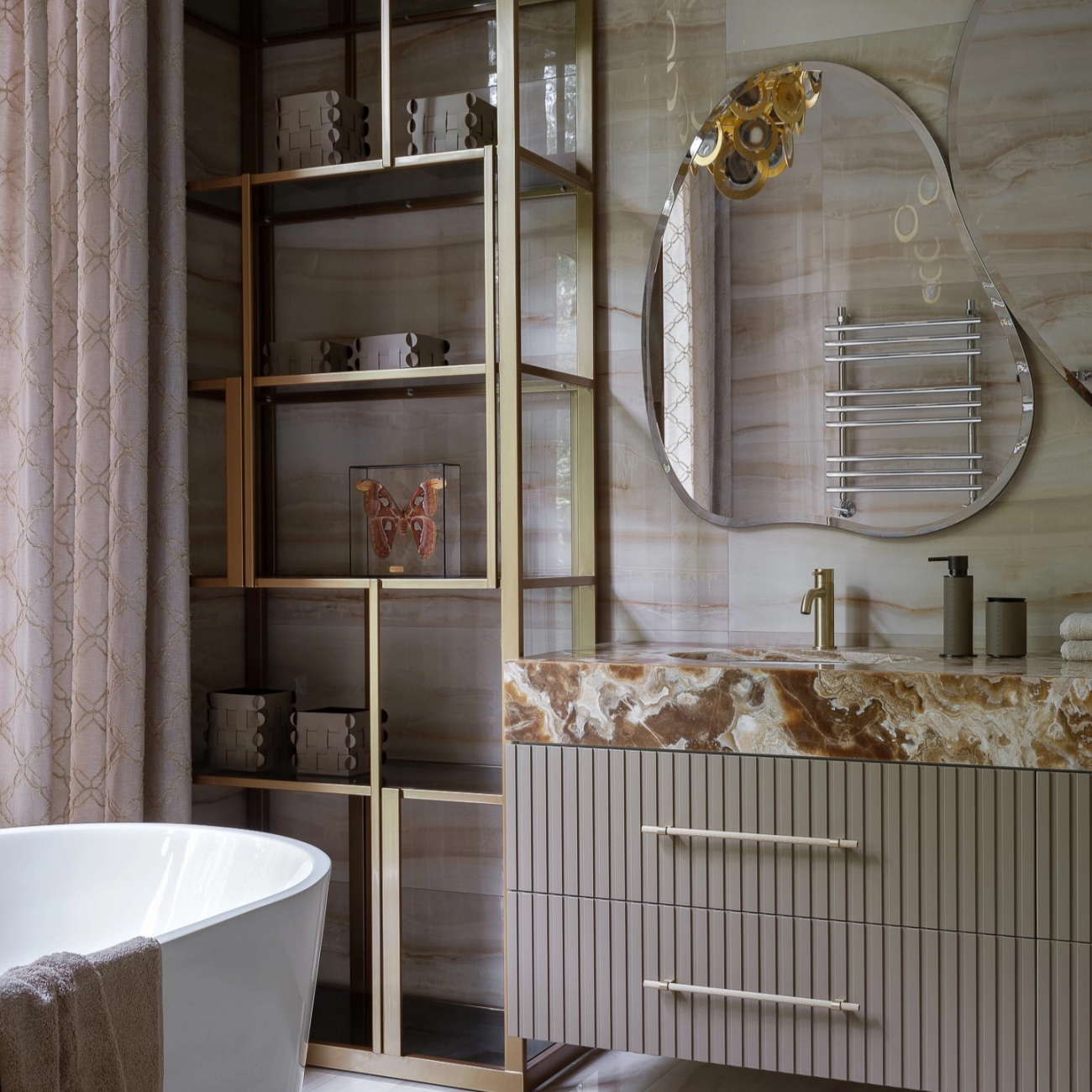 Корзинка SHLESSER 13х13 капучино, кожа – 2