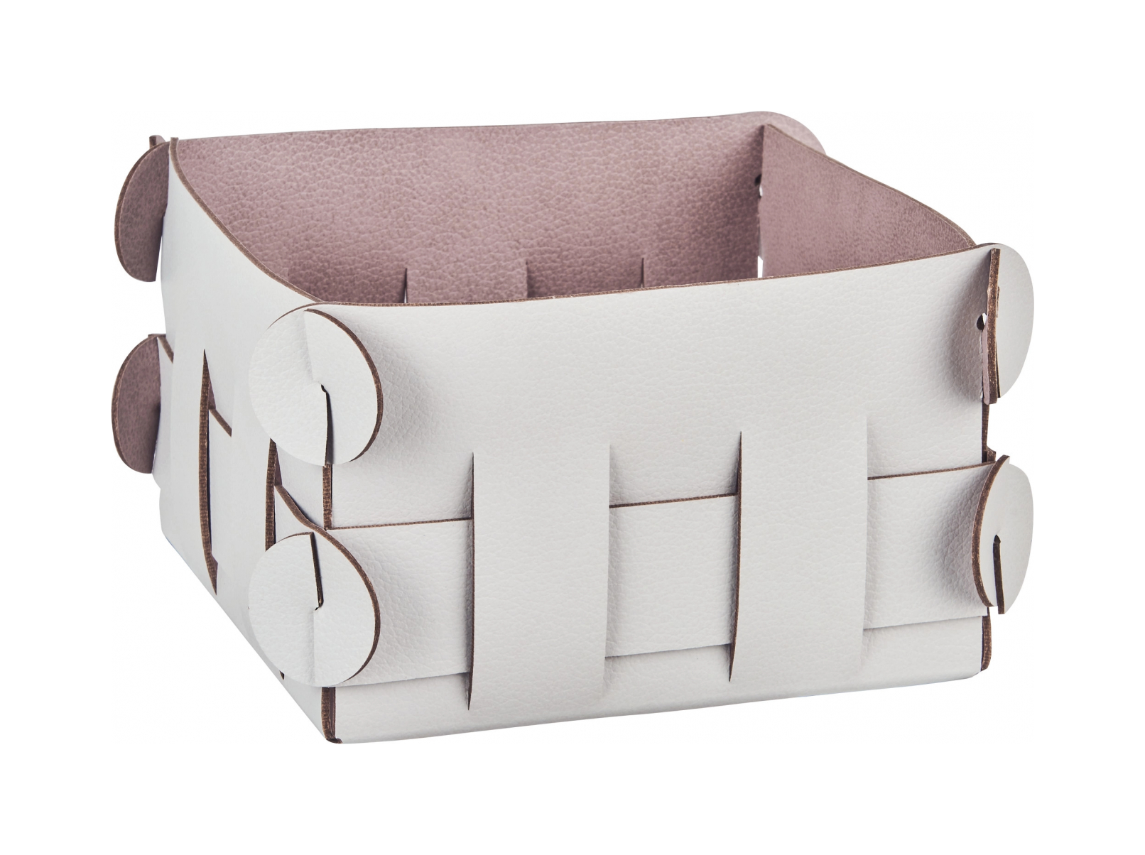 Корзинка SHLESSER 13х13 устричная, кожа