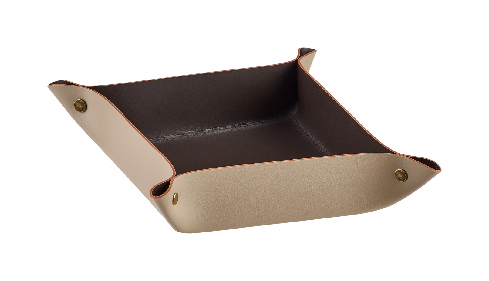 Мелочница квадратная 14х14 капучино