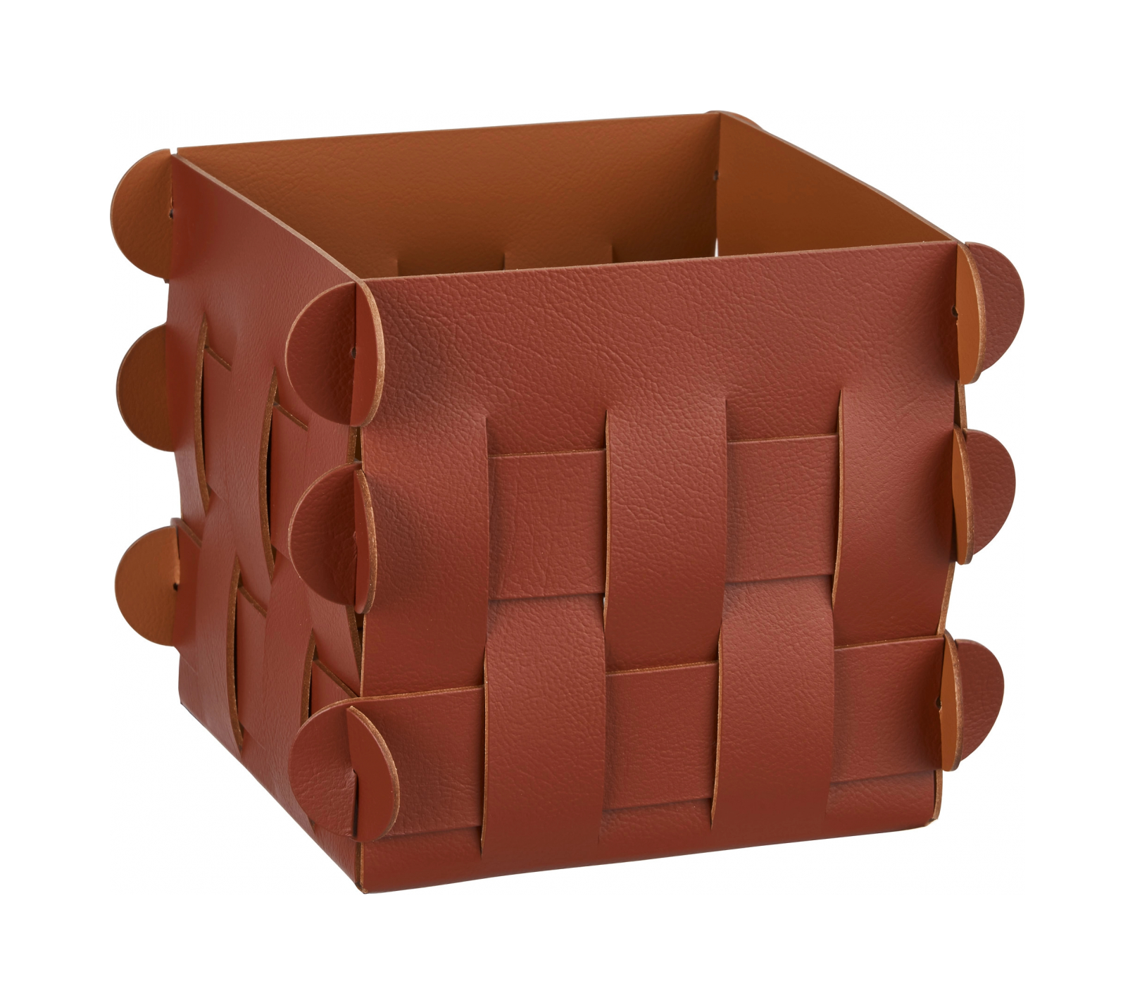 Корзинка SHLESSER 13х13 бордо, кожа