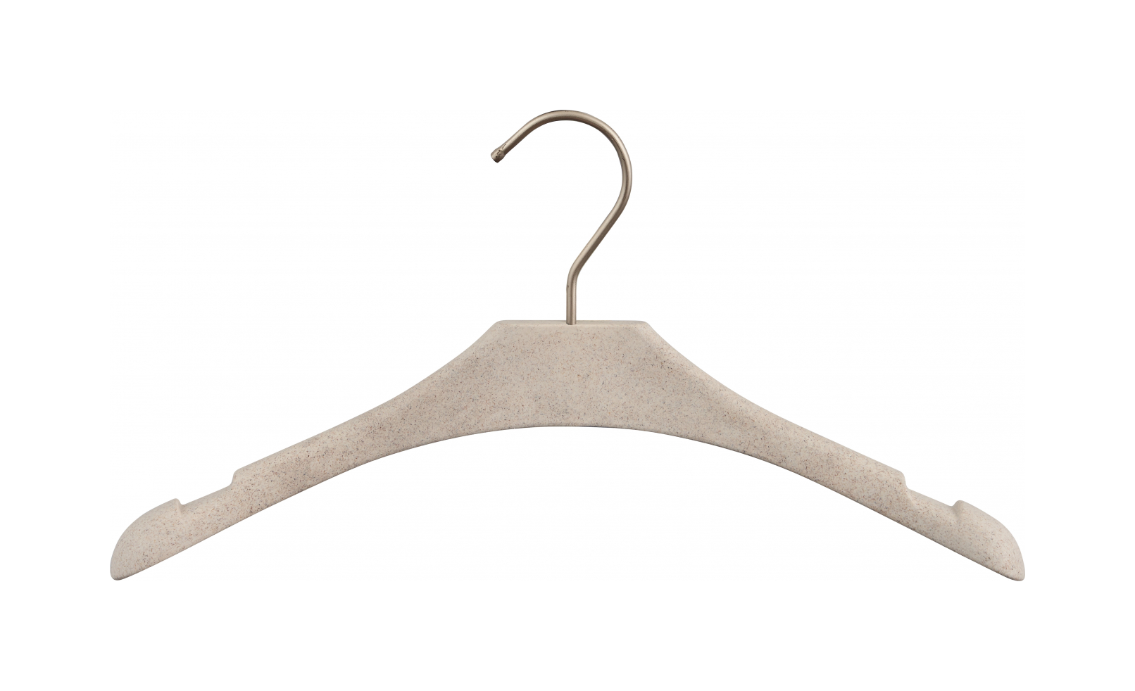 Детская вешалка с выемками 33 см, слоновая кость, древесная паста – 2