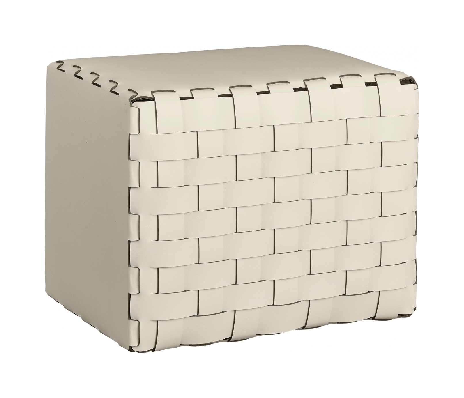 Пуф BOTTEGA квадратный 35x35 панна кота, кожа ADJ 1070.16.TS30