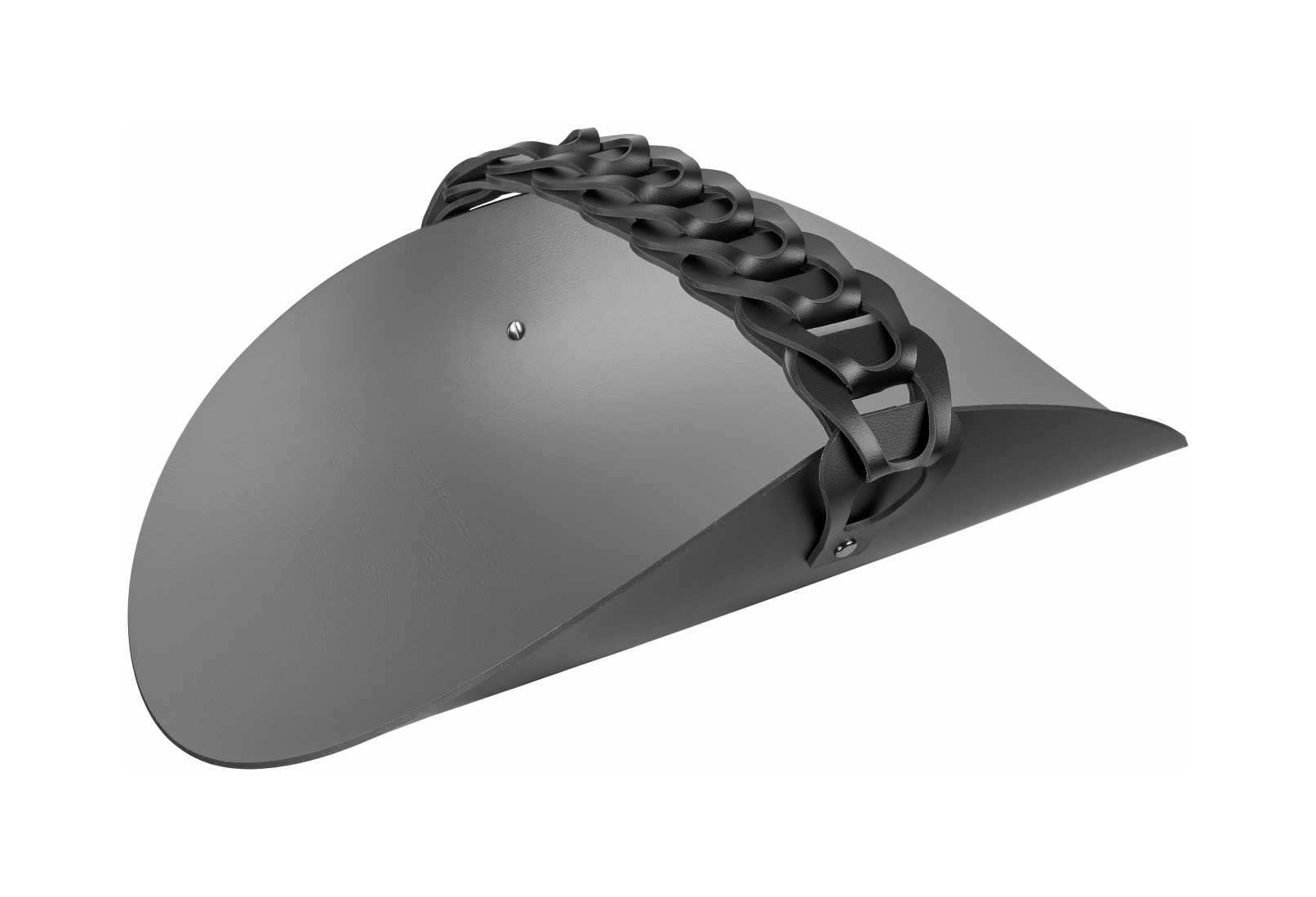 СПА-корзина с ручкой RIVIERE 48x28 см чёрная, кожа