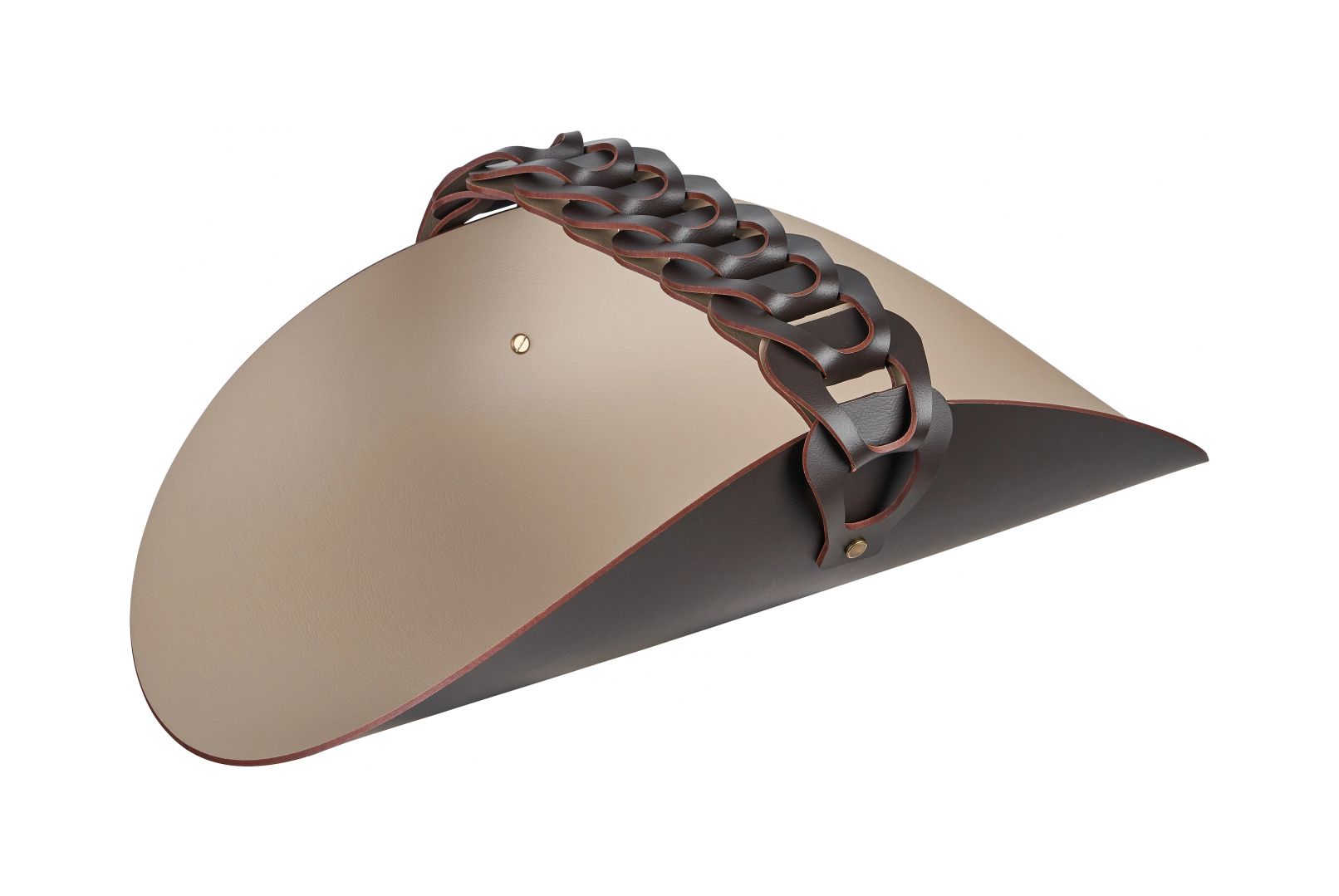 СПА-корзина с ручкой RIVIERE 48x28 см шоколад, кожа