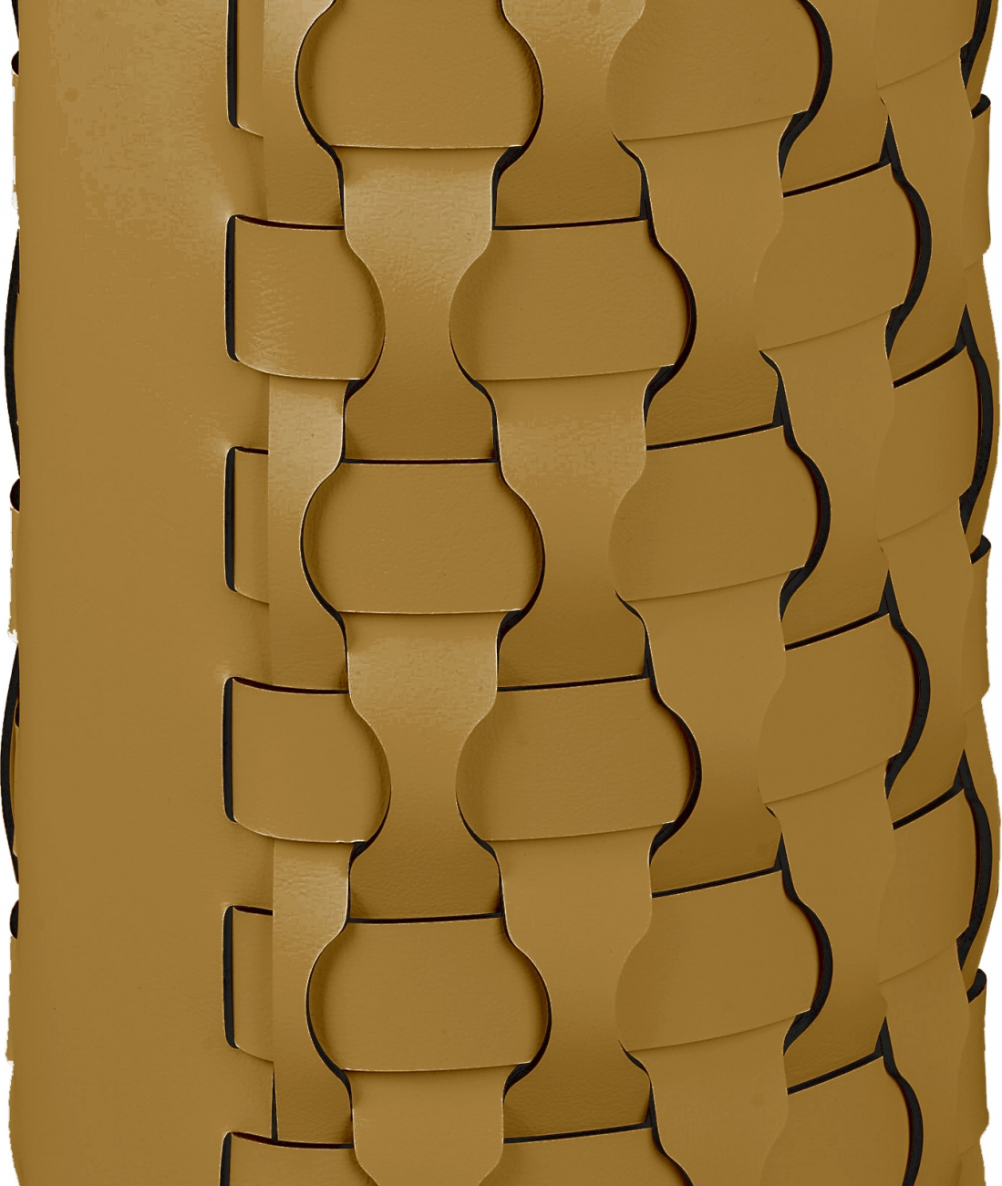 Зонтница DUBAI круглая 51 см горчица – 2