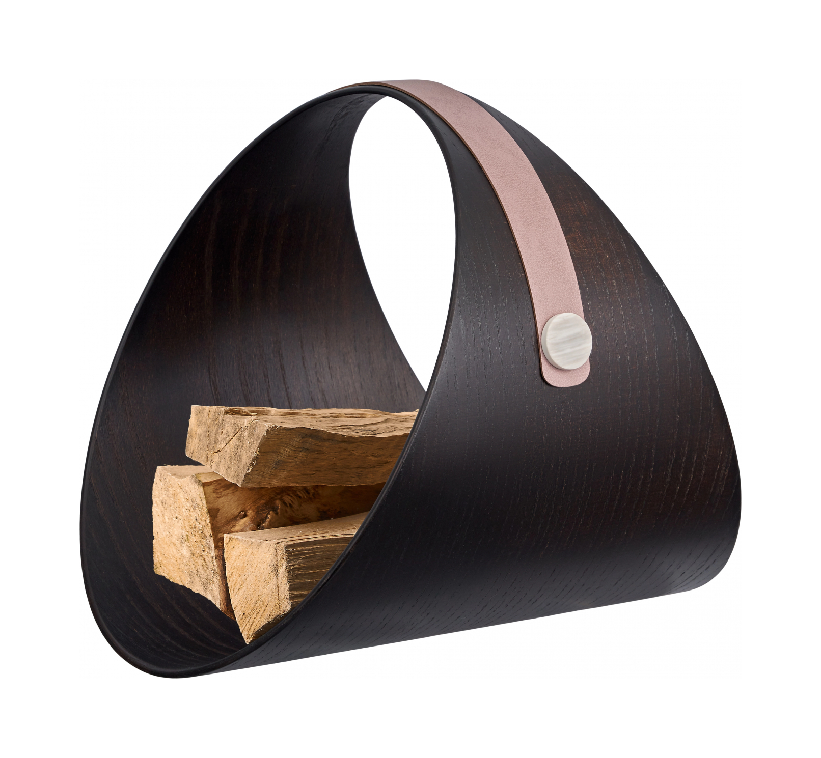 Дровница BEN 36 см пепельная роза, венге – 2