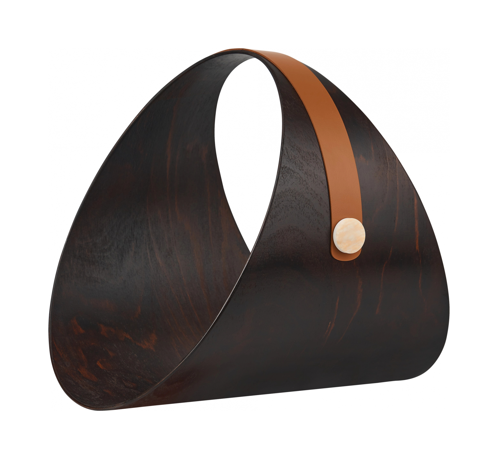 Дровница BEN 36 см коньяк, венге