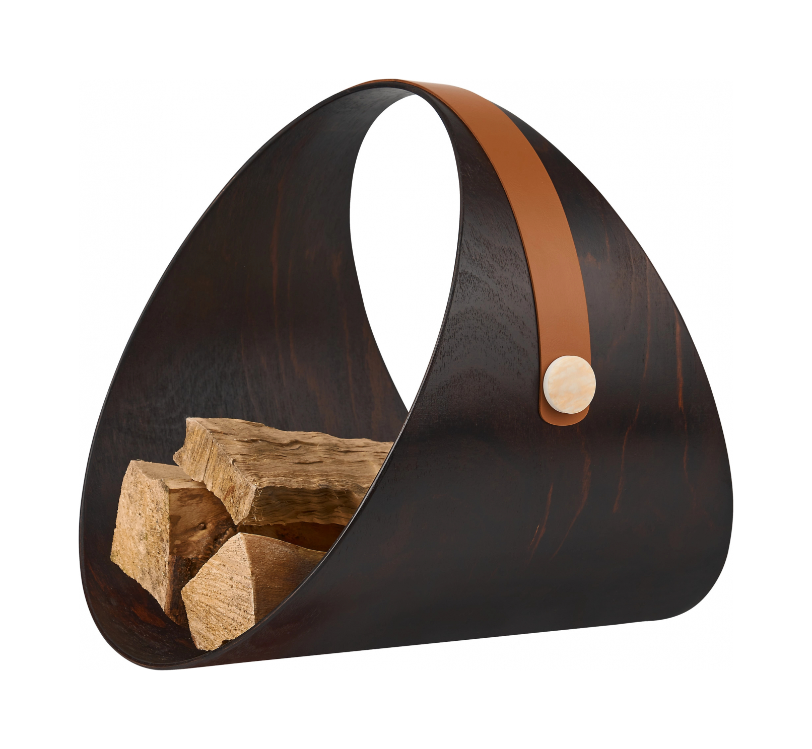 Дровница BEN 36 см коньяк, венге – 2