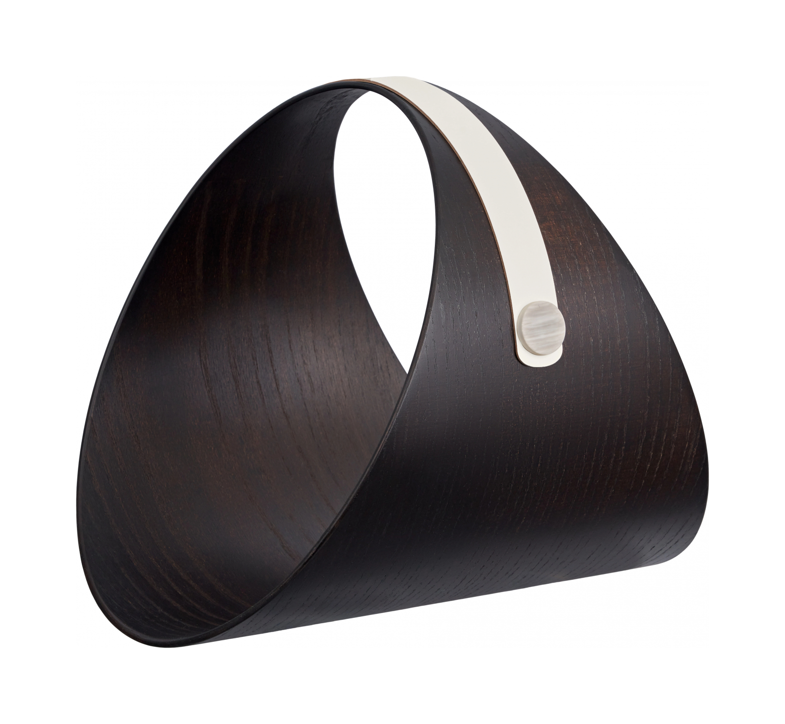 Дровница BEN 36 см белая, венге