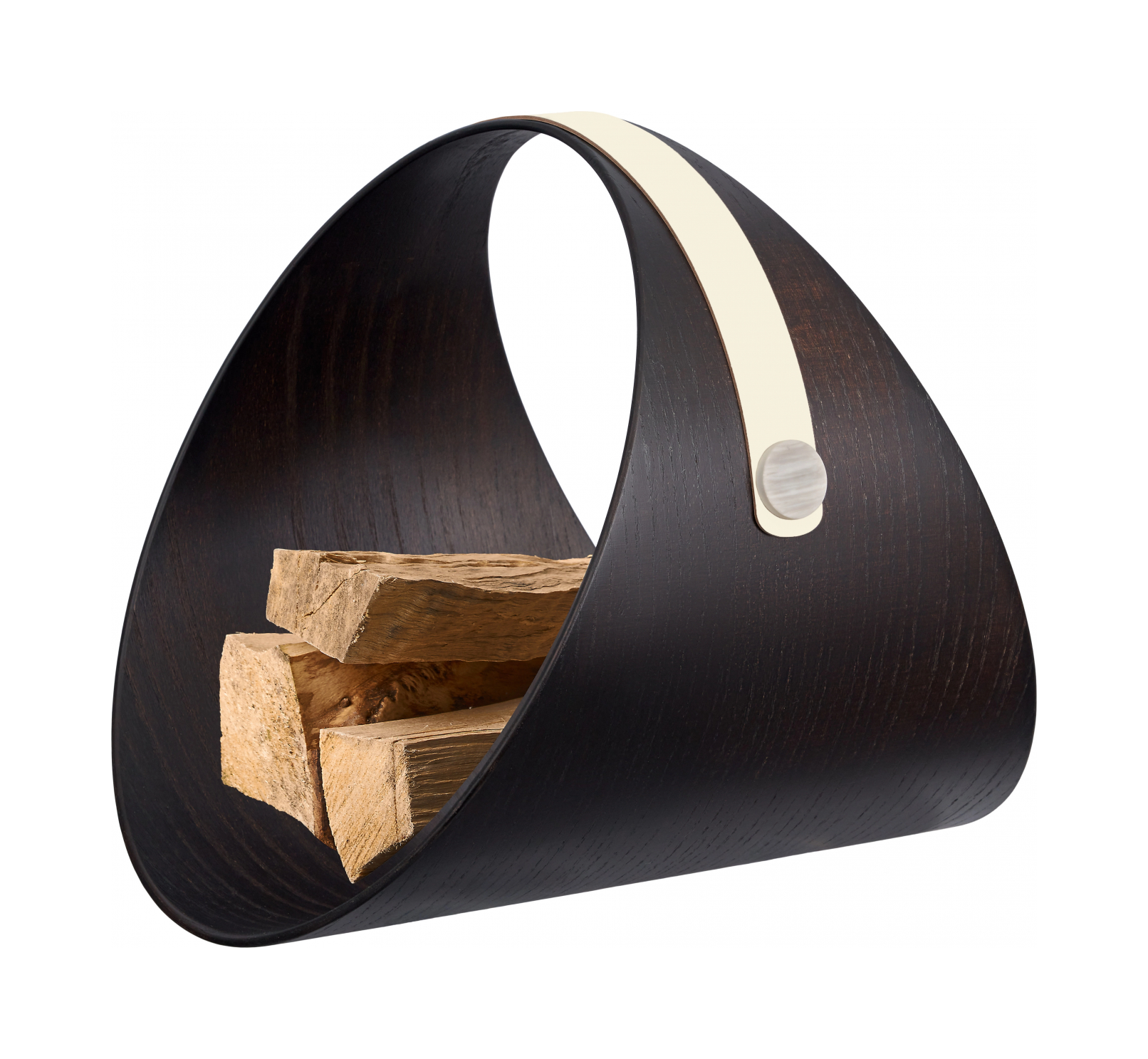 Дровница BEN 36 см панна кота, венге – 2