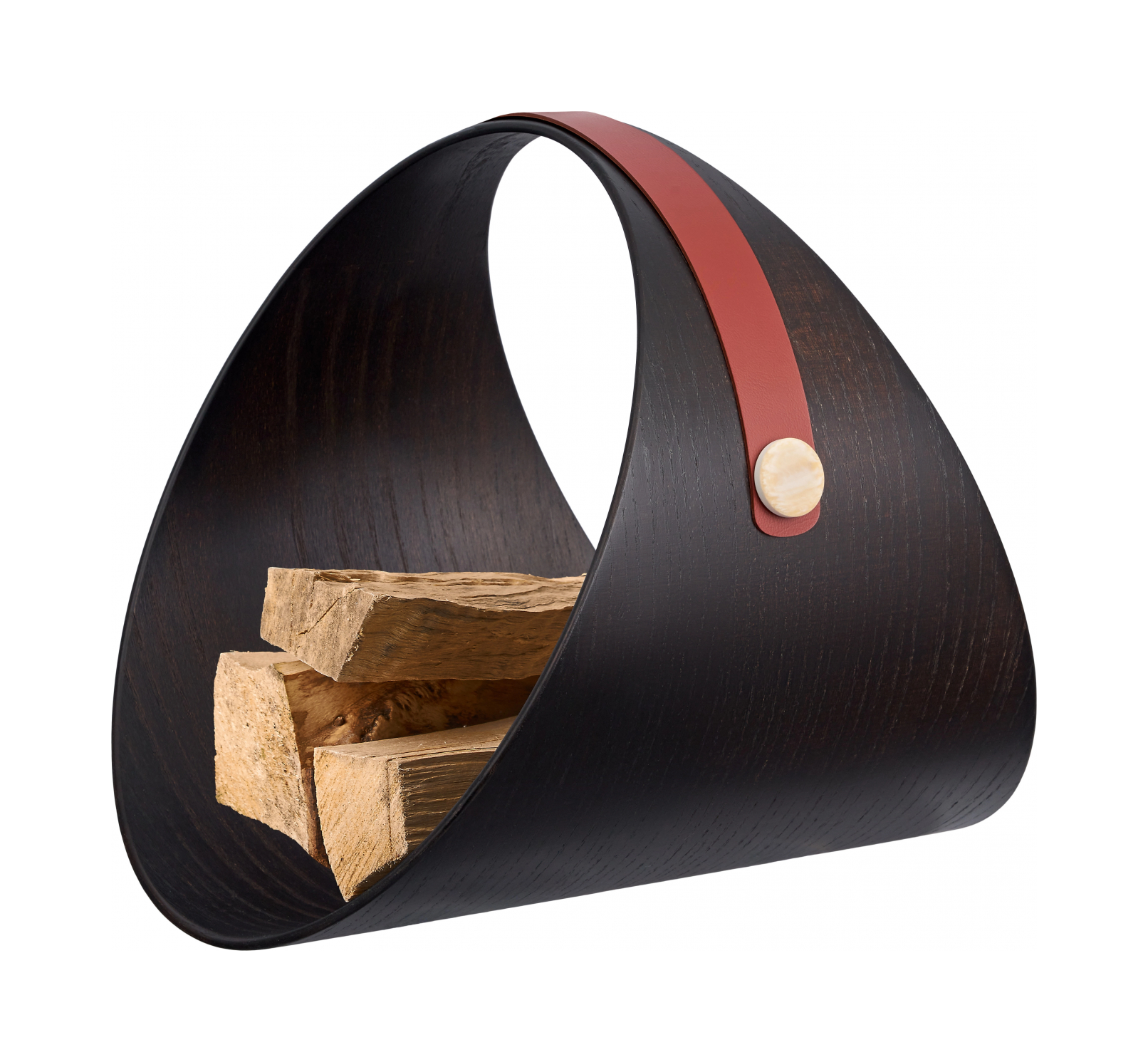 Дровница BEN 36 см бордо, венге – 2