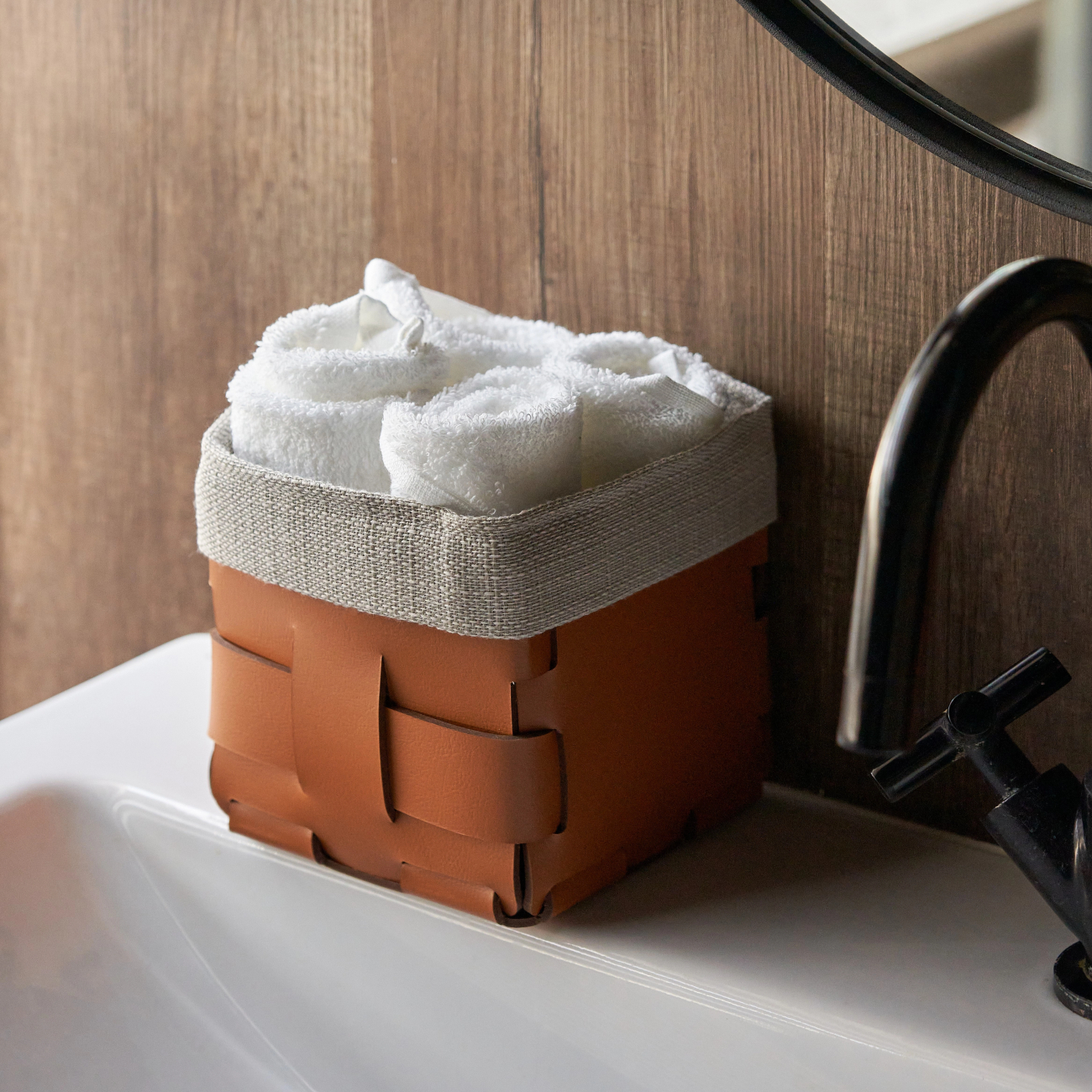 Мешок для корзины 12x12 серый, хлопок ADJ 1013С.00