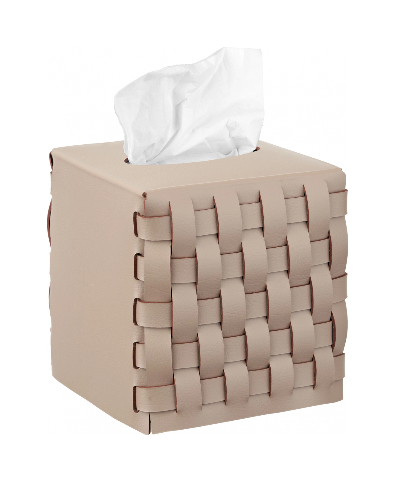 Салфетница BOTTEGA для Kleenex 12x12 капучино, кожа