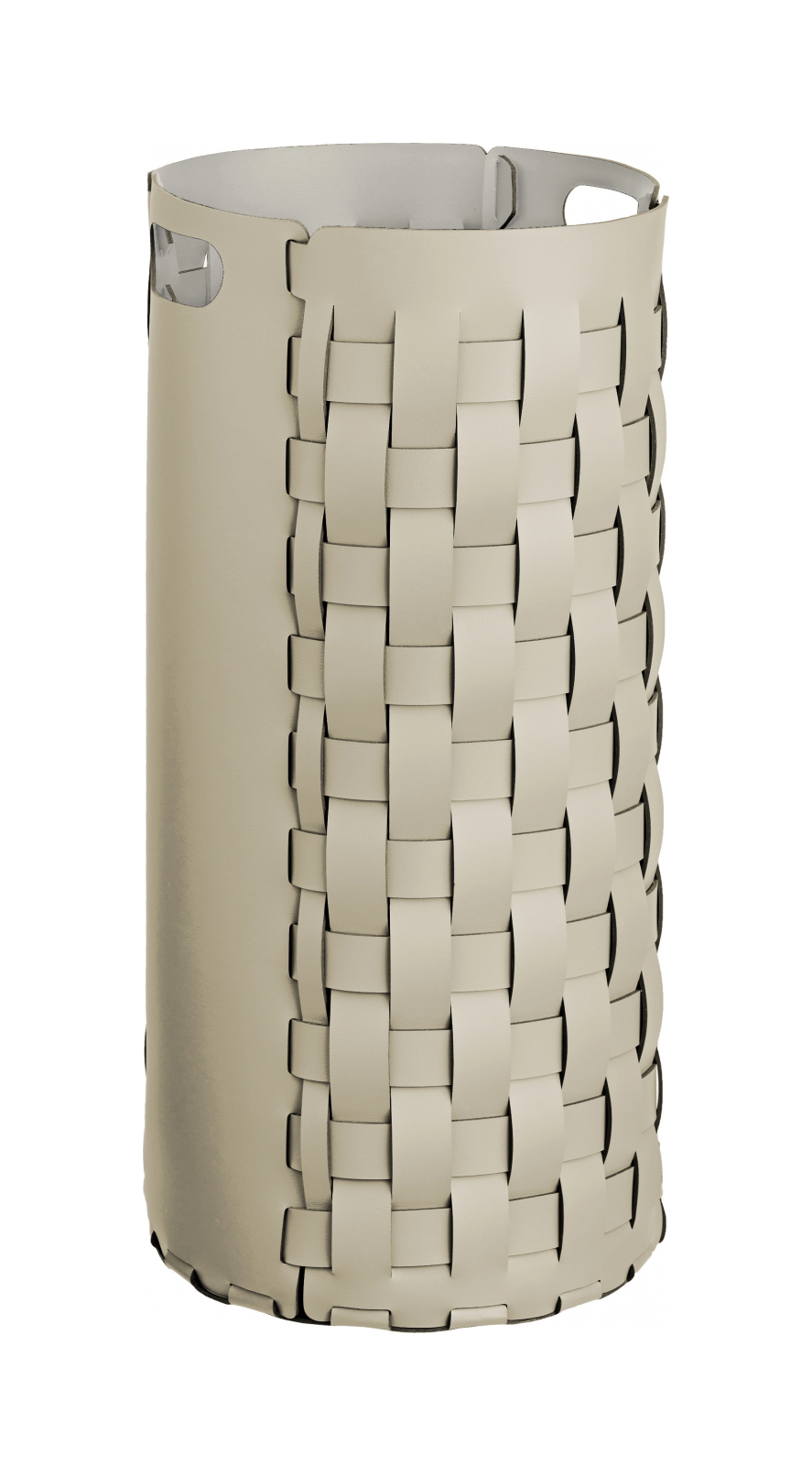 Корзина BOTTEGA круглая 68 см панна кота, кожа