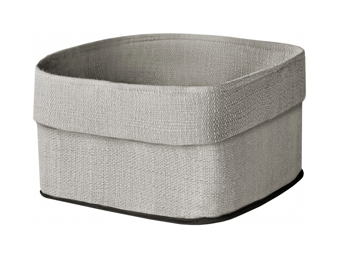 Мешок для корзины 19x19 серый, хлопок