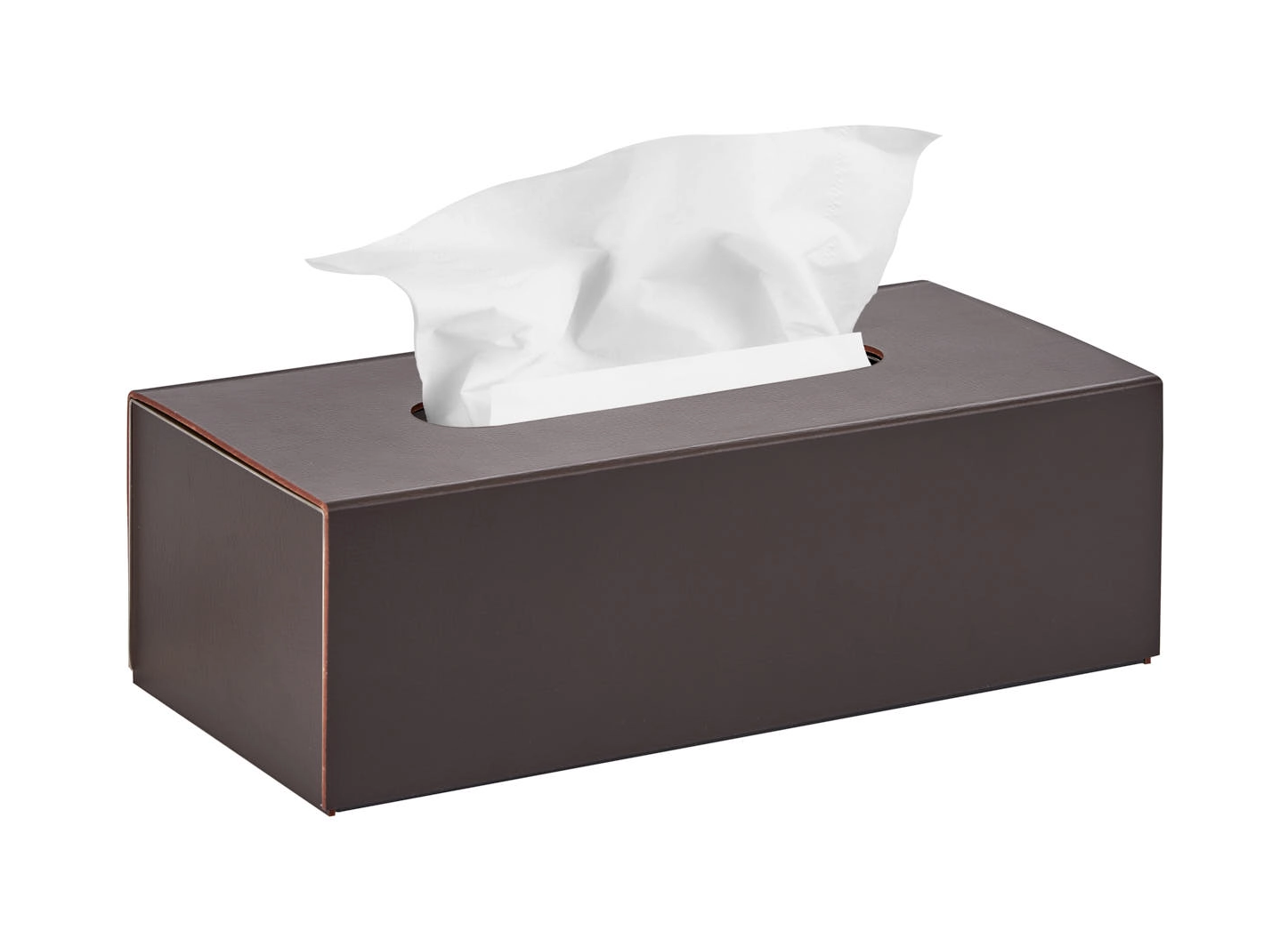 Салфетница для Kleenex 25x12 шоколад, кожа ADJ 0026.06