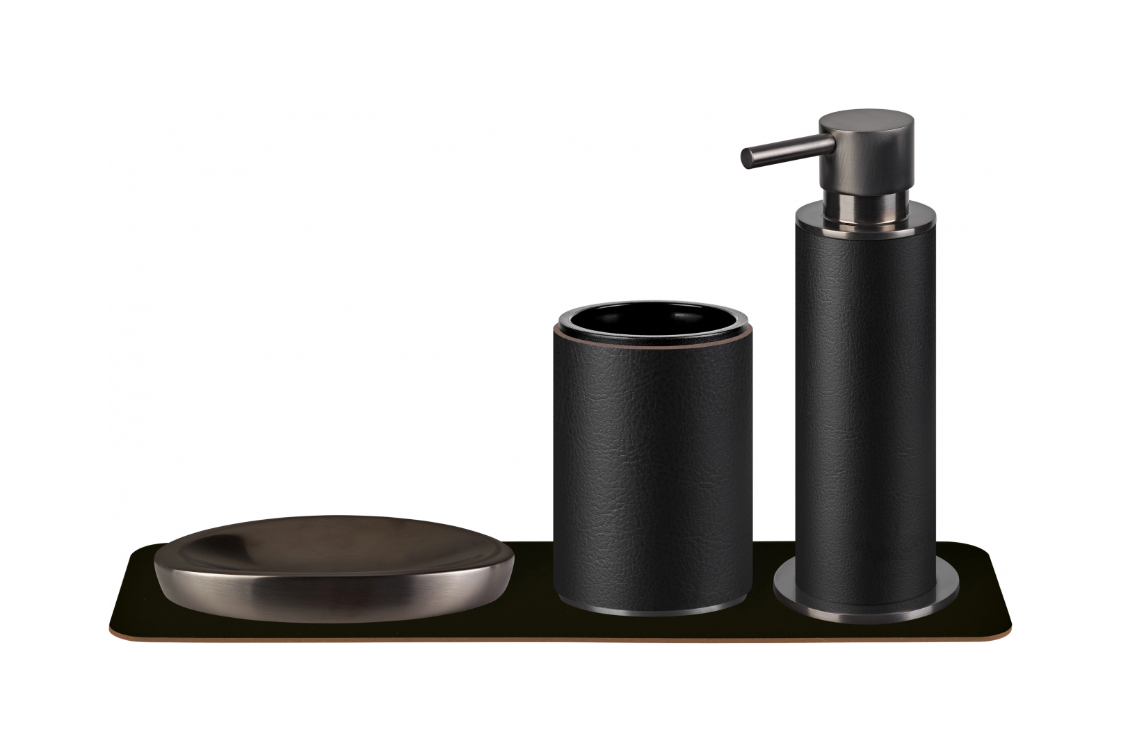 Стакан для зубных щеток чёрный, матовый графит – 2