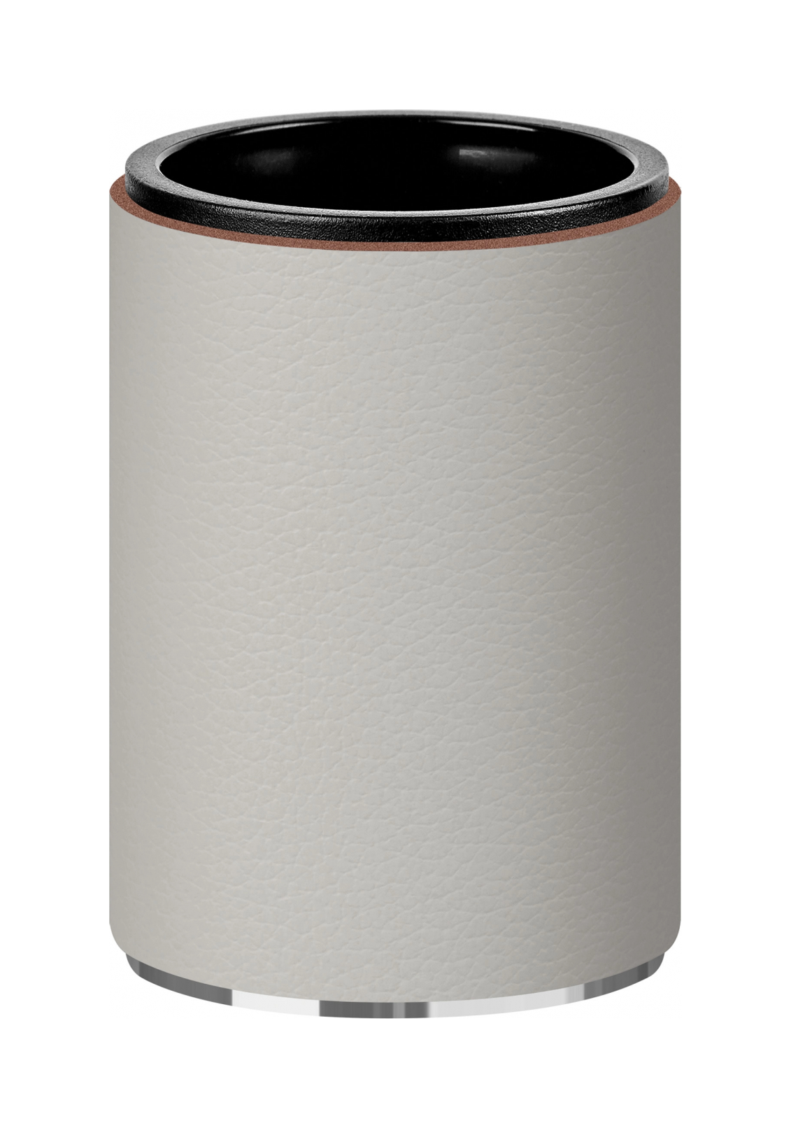 Стакан для зубных щеток устричный, хром