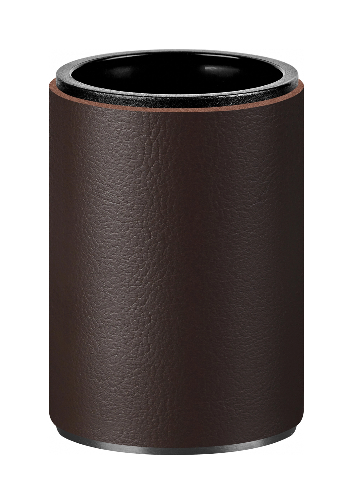 Стакан для зубных щеток шоколад, матовый графит