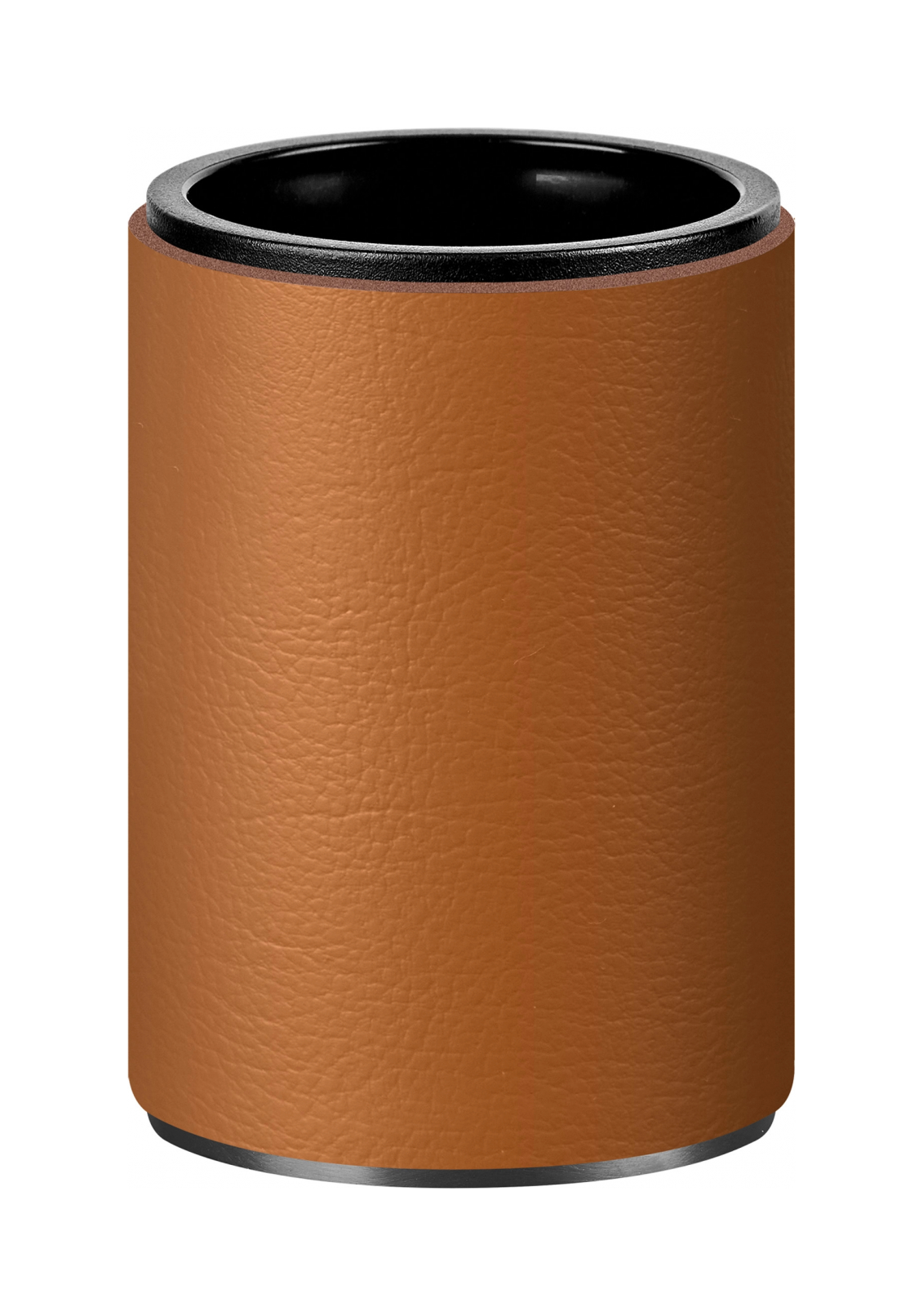 Стакан для зубных щеток коньяк, матовый графит