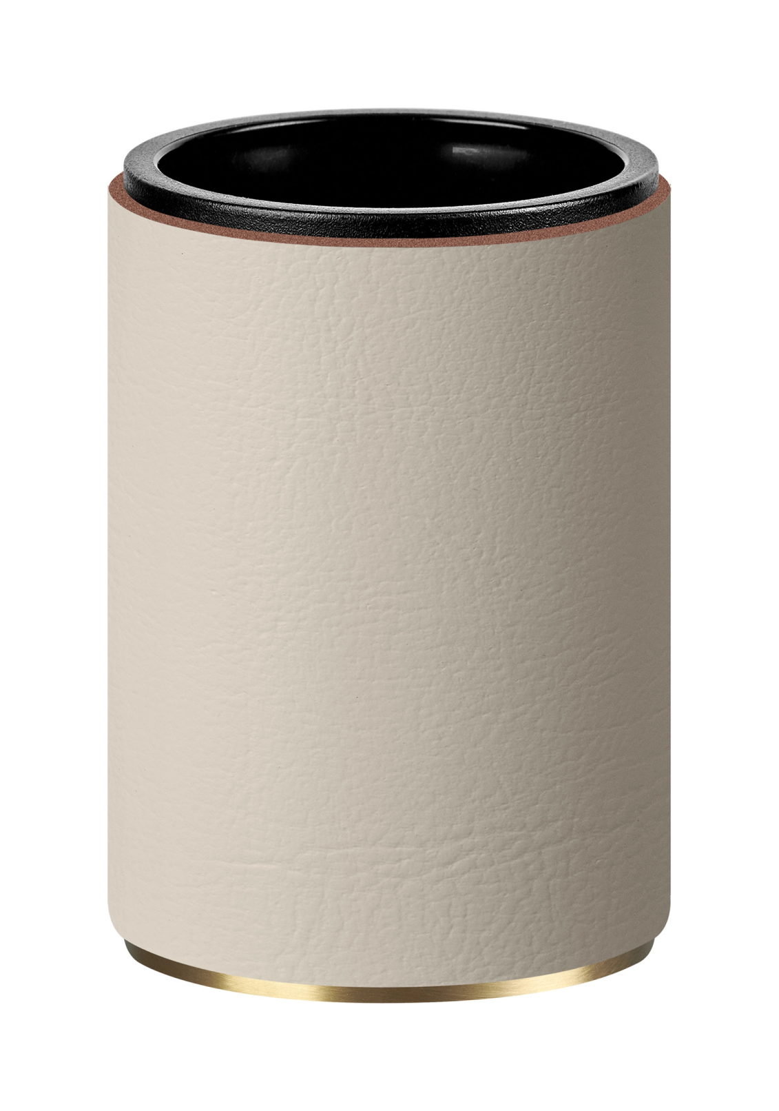 Стакан для зубных щеток панна кота, матовое золото