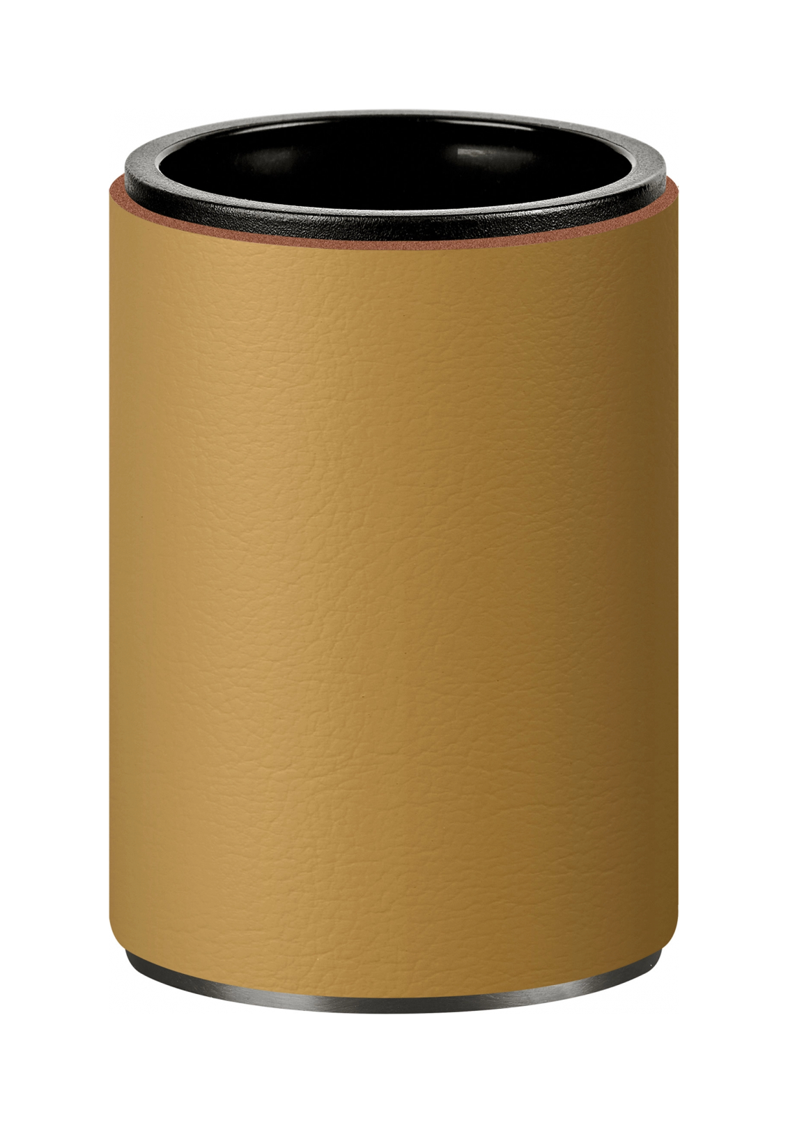 Стакан для зубных щеток горчица, матовый графит