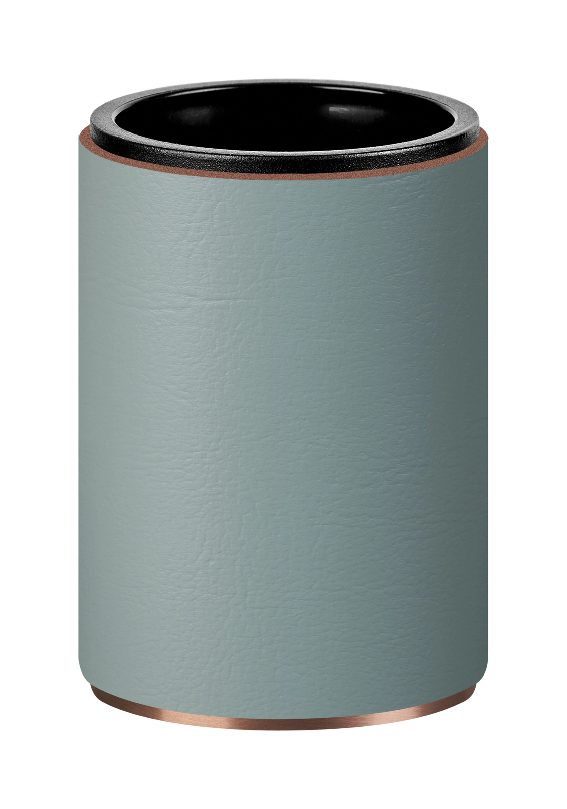 Стакан для зубных щеток небесно-голубой, медь