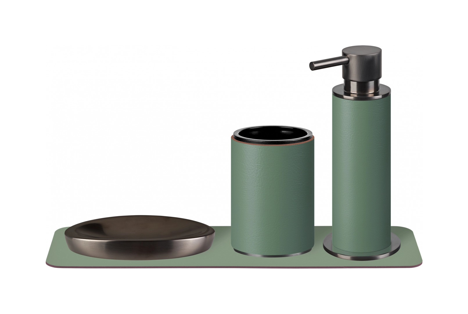 Стакан для зубных щеток эвкалипт, матовый графит – 2