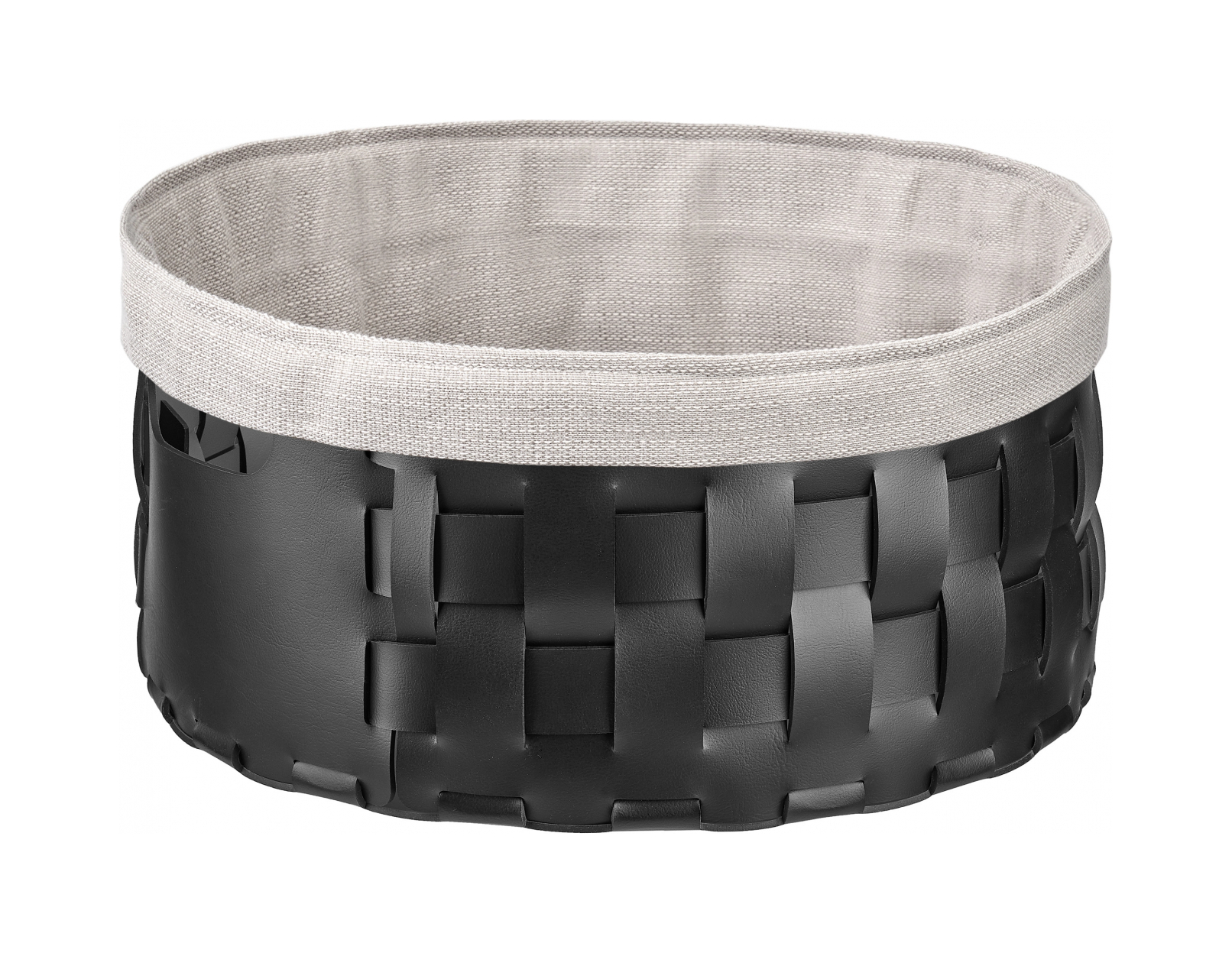 Мешок для корзины 20 см серый, хлопок – 2