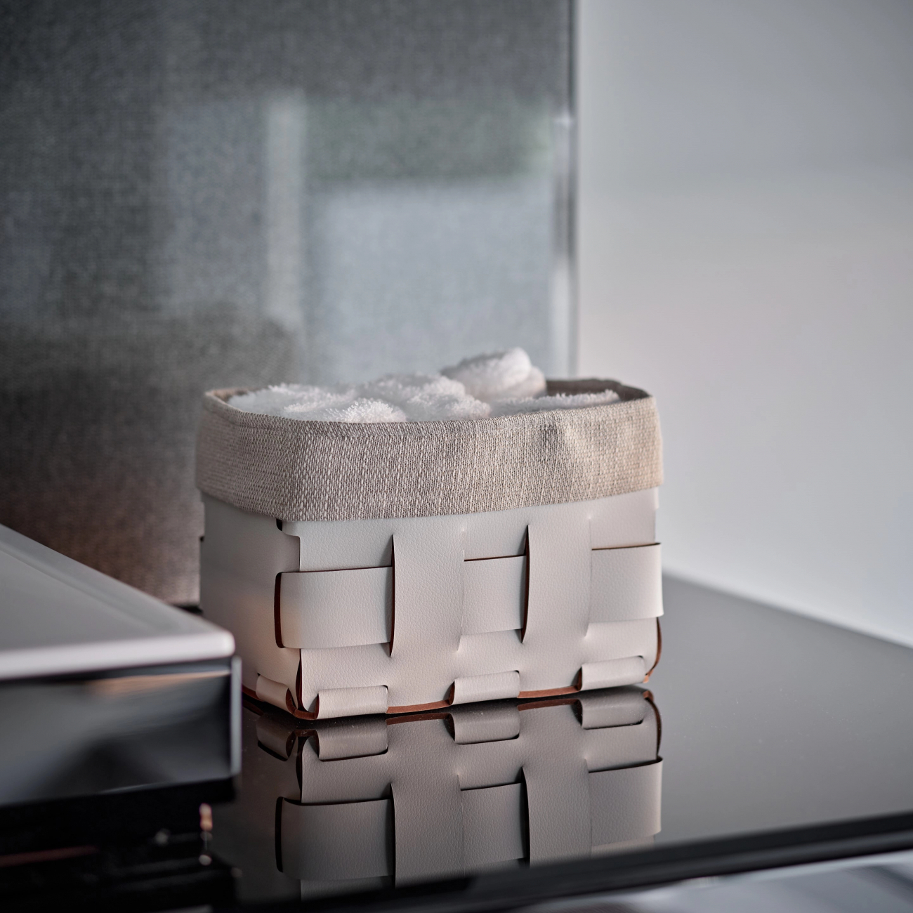 Мешок для корзины 12x19 серый, хлопок – 2