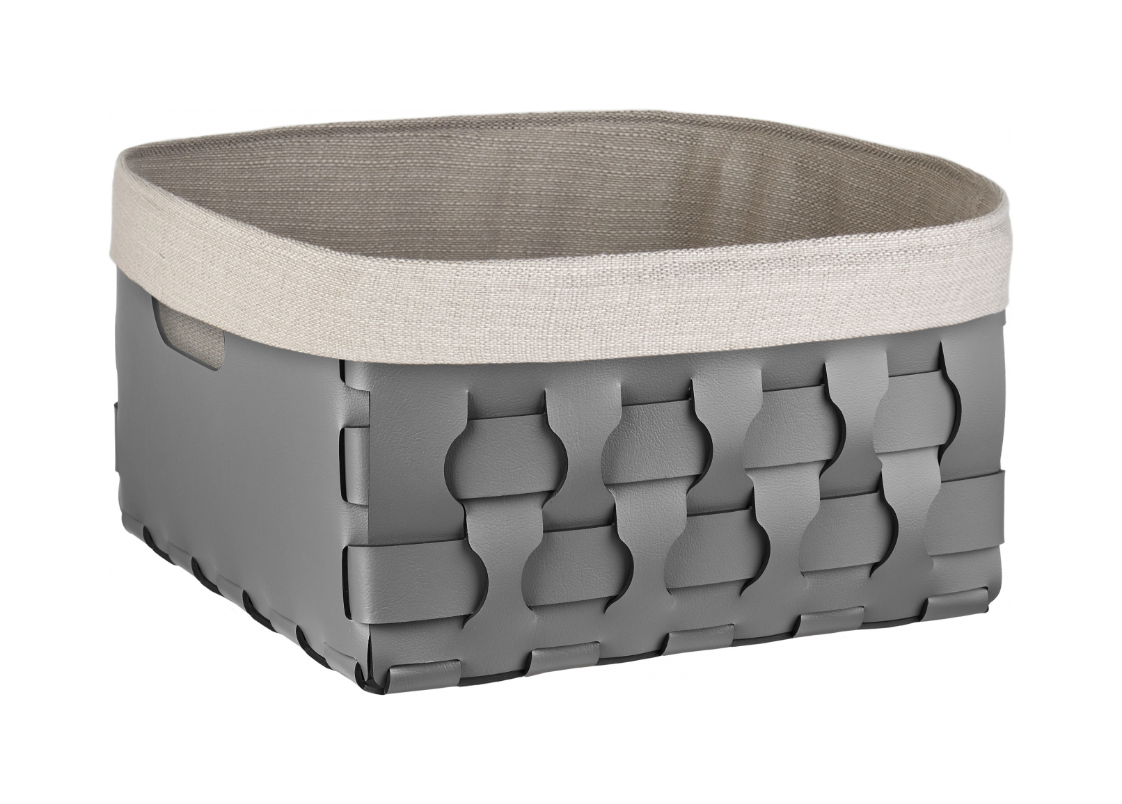 Мешок для корзины 35x35 серый, хлопок – 2