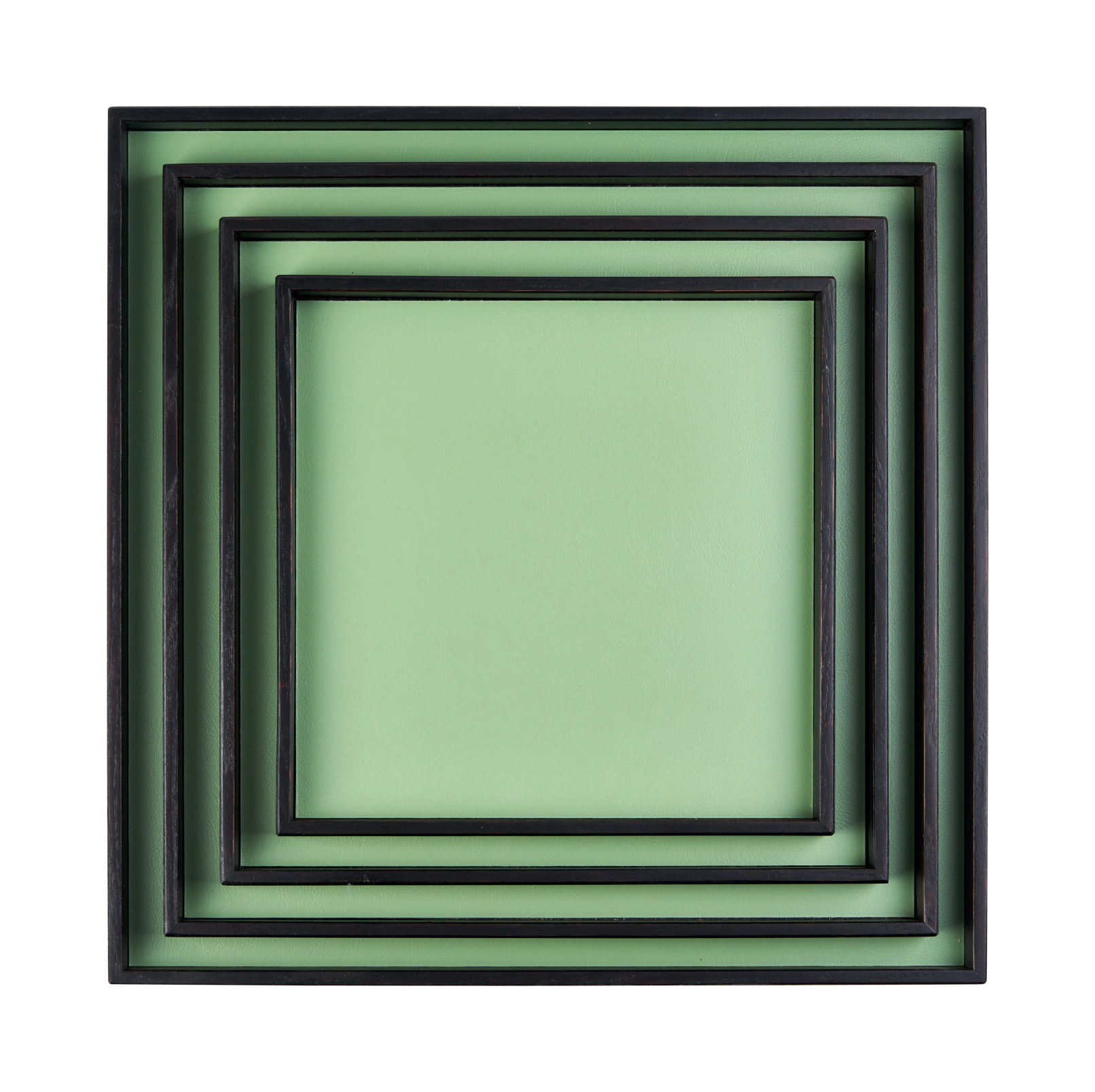 Поднос MONDO 30x30 эвкалипт, кожа, древесная паста ADJ 0063.60.W