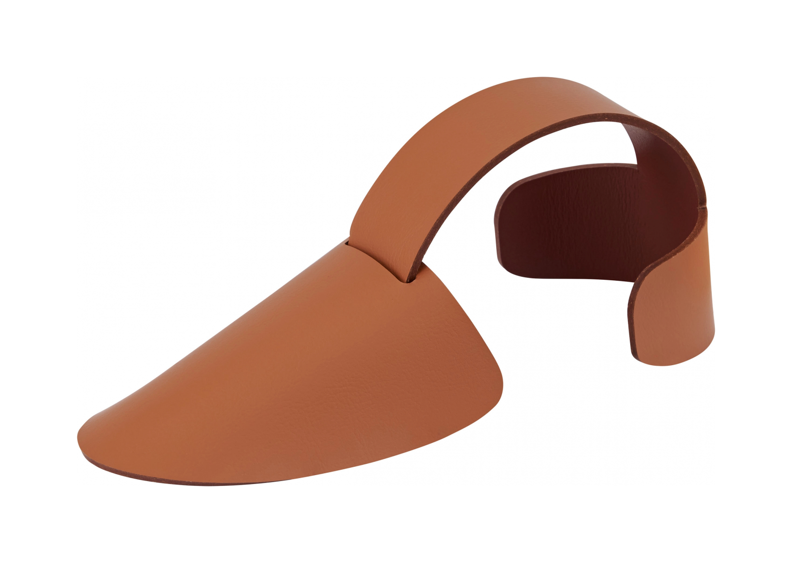 Вставка для обуви коньяк-бордо, кожа, 2 шт