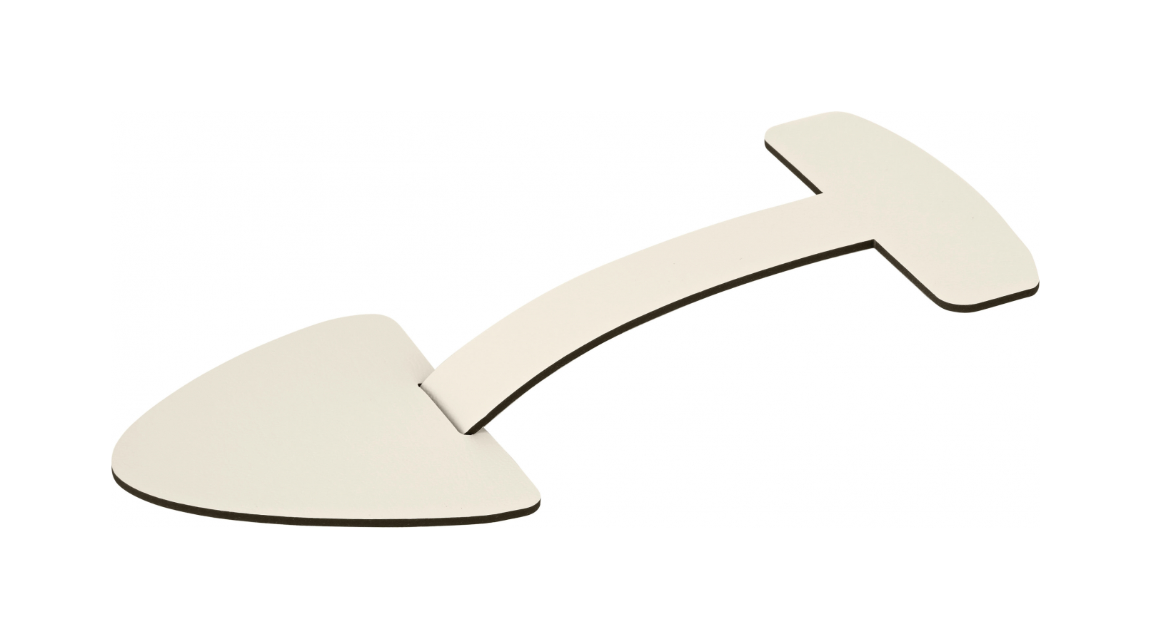 Вставка для обуви белая-панна кота, кожа, 2 шт ADJ 333.10/16.TS30