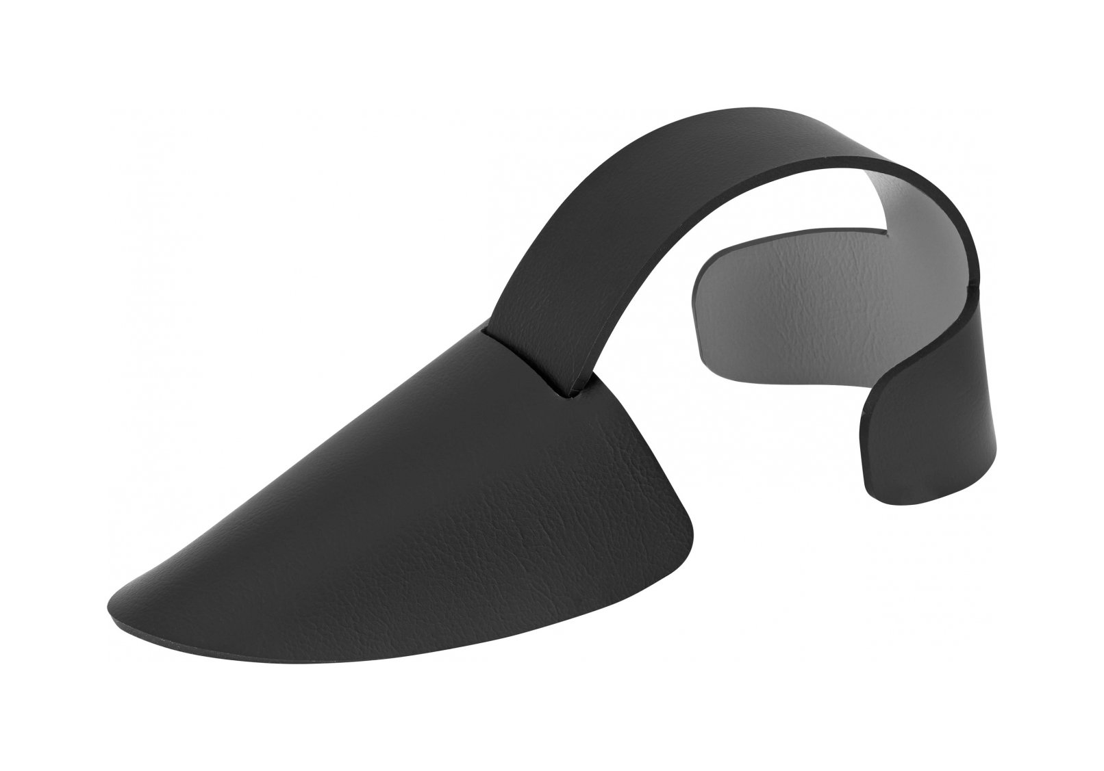 Вставка для обуви чёрная-серая, кожа, 2 шт