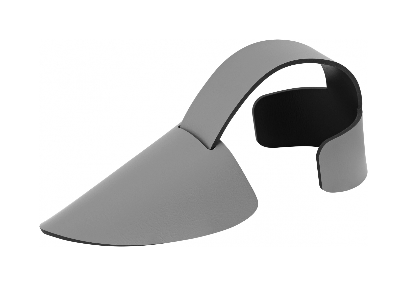 Вставка для обуви чёрная-серая, кожа, 2 шт – 2