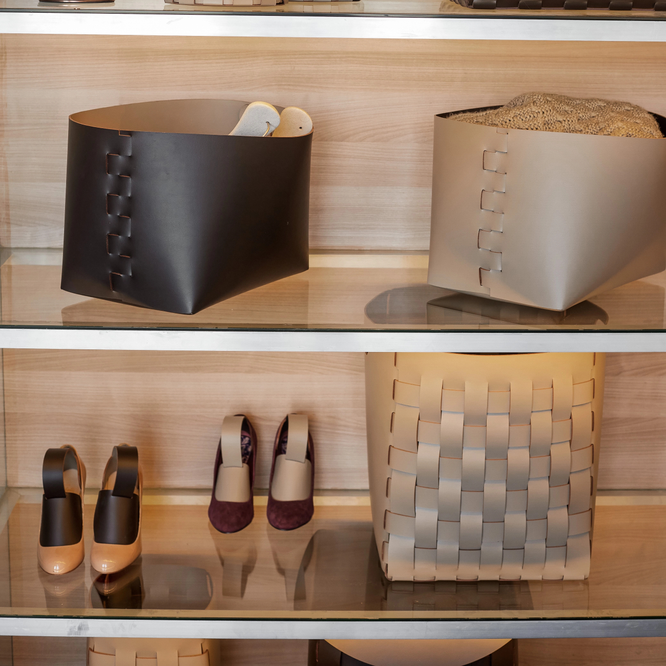 Вставка для обуви капучино-шоколад, кожа, 2 шт ADJ 333.04/06.TS30