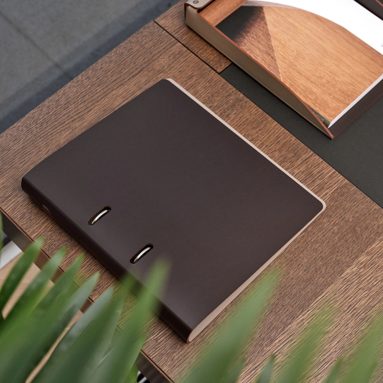 Папка для файлов 32x29 шоколад, кожа ADJ 1623.06.TS30