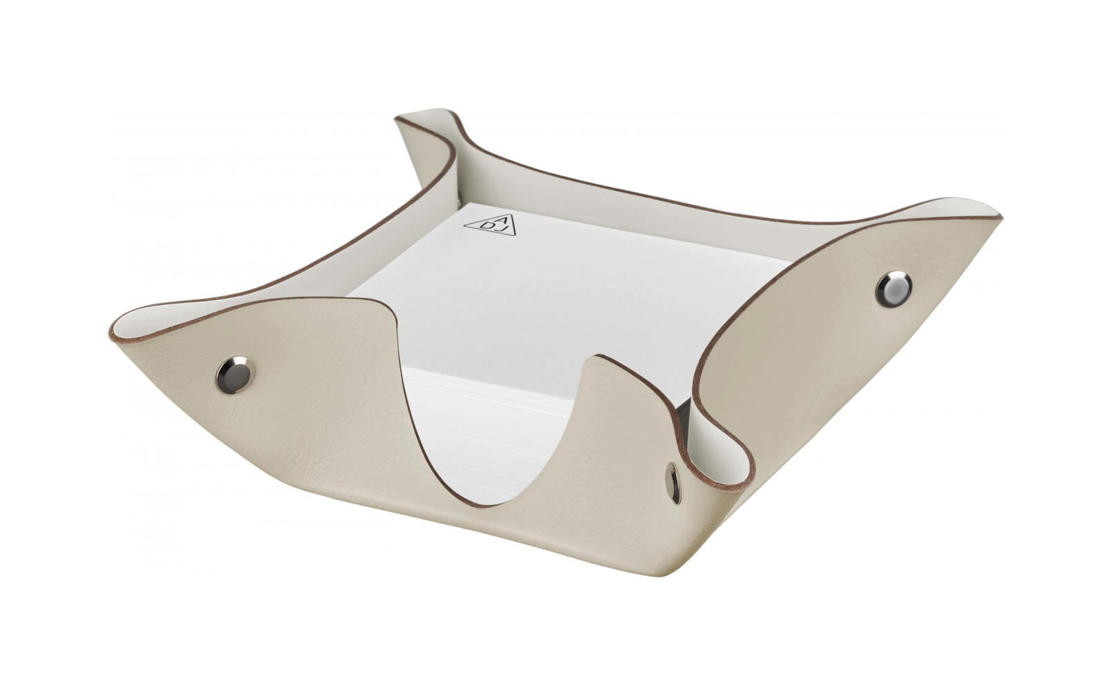 Подставка для бумажных блоков 10x10 панна кота, кожа ADJ 0105.16.TS16