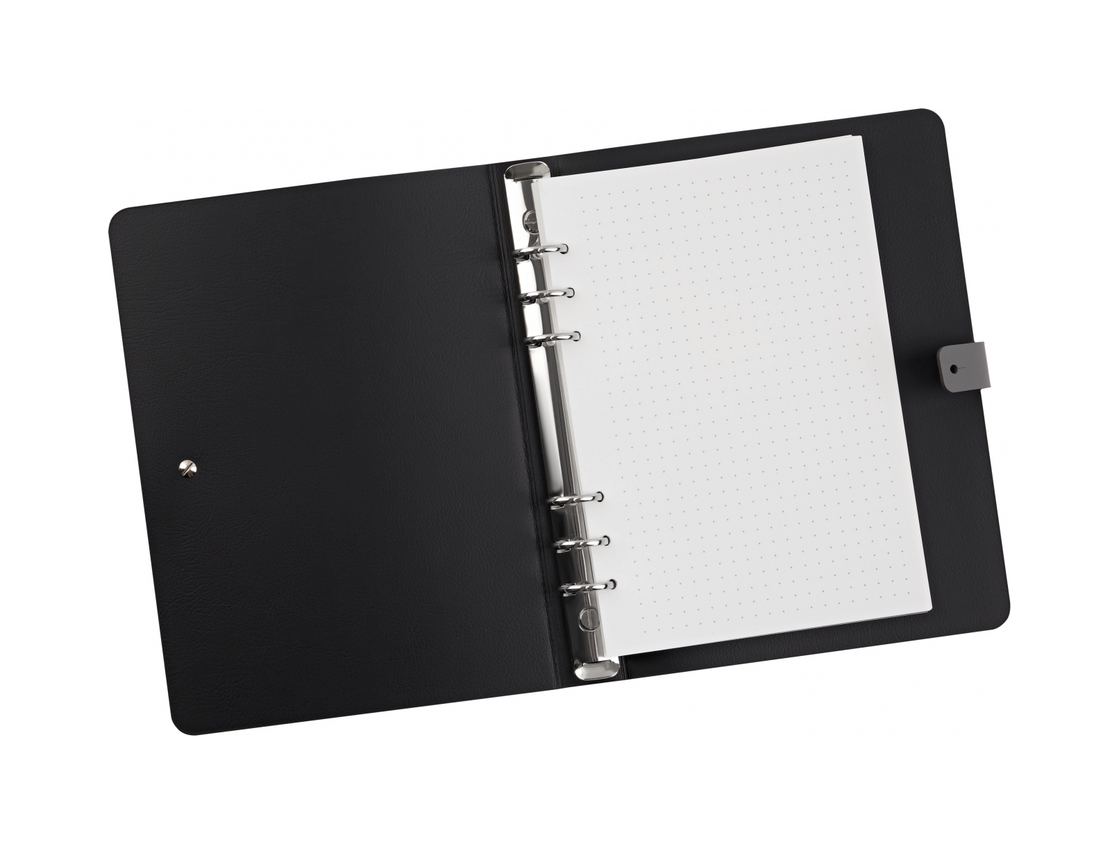 Блокнот 25х16.5 серый, кожа ADJ 1625.03.TS16