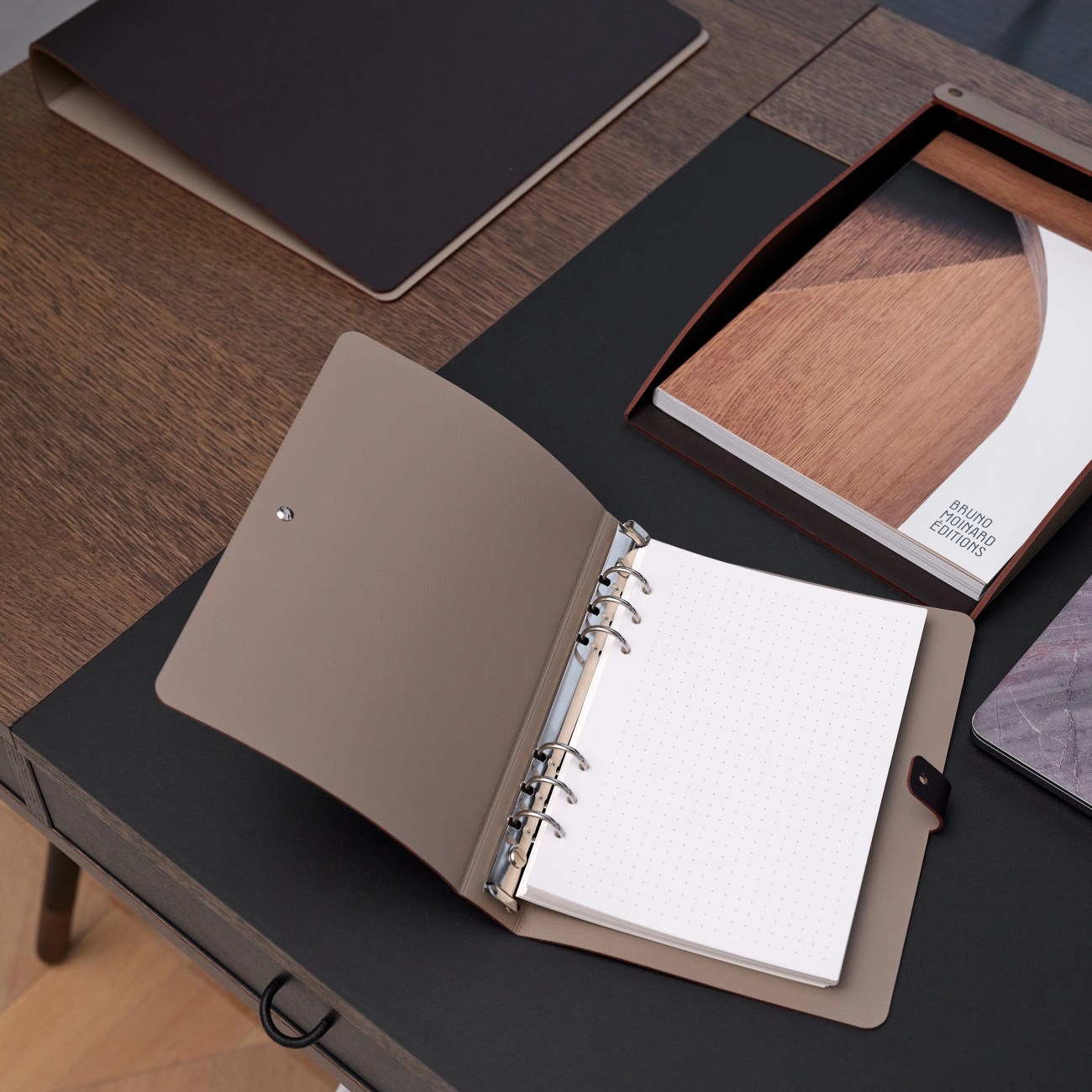 Блокнот 25х16.5 шоколад, кожа ADJ 1625.06.TS16