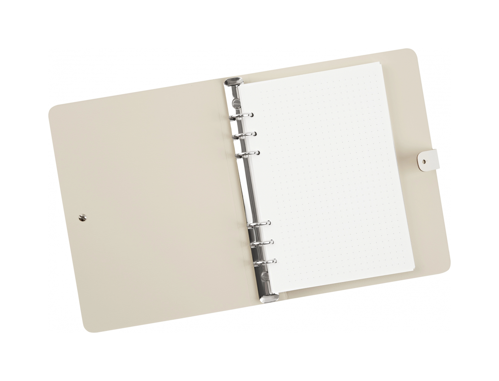 Блокнот 25х16.5 белый, кожа ADJ 1625.10.TS16