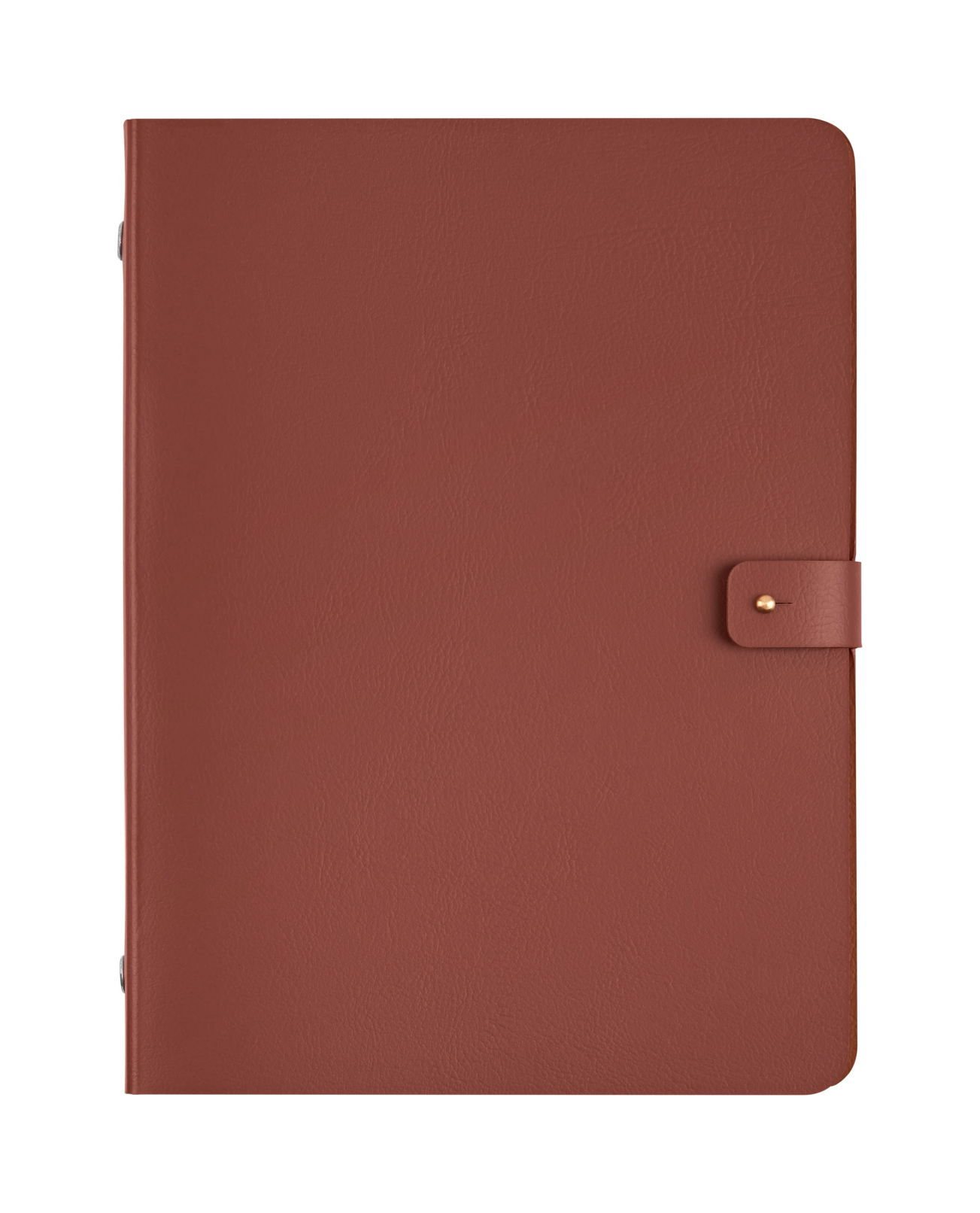 Блокнот 25х16.5 бордо, кожа – 2
