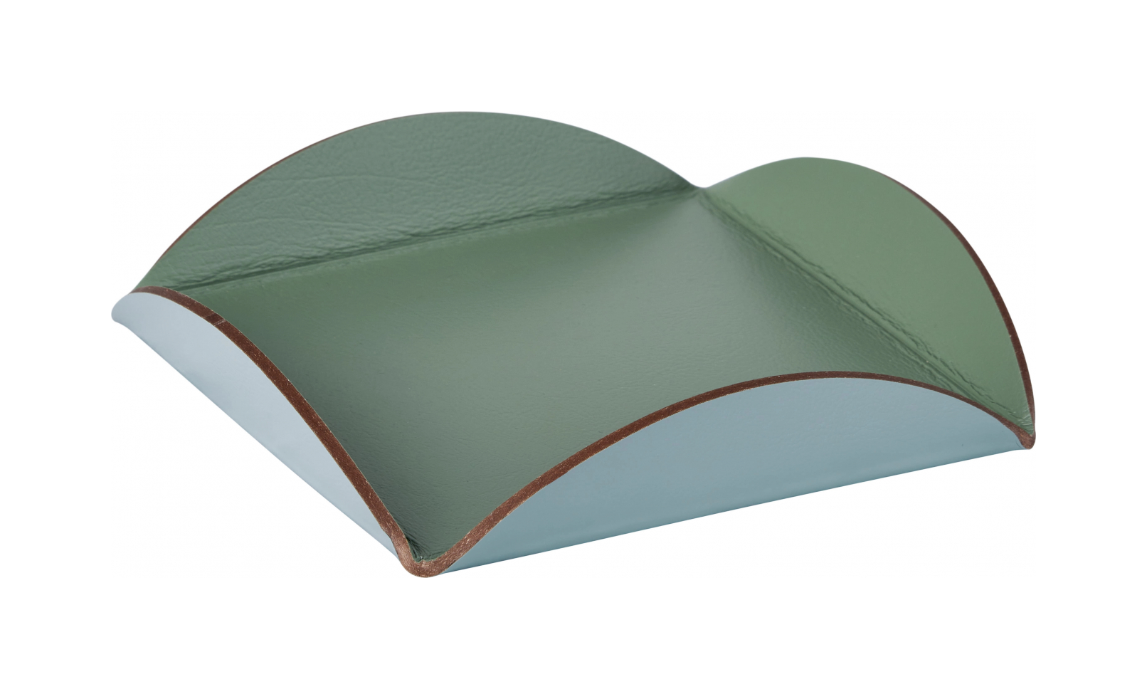 Подставка эвкалипт 25х25 кожа