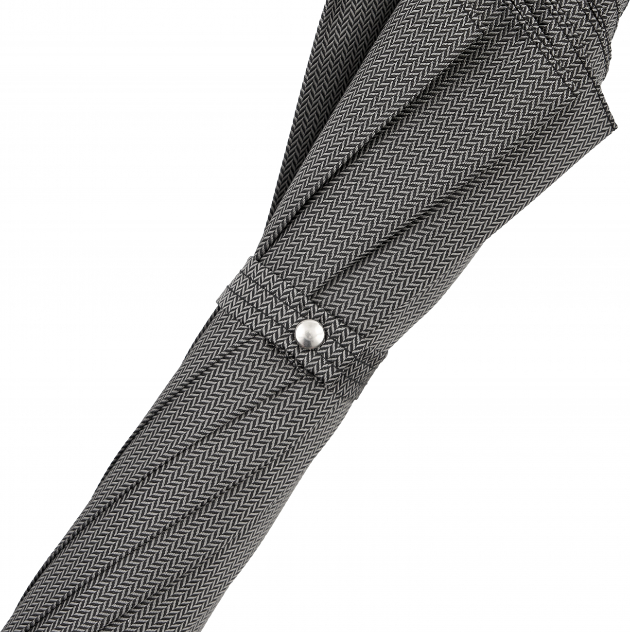 Зонт-трость мужской с кожаной плетеной ручкой ADJ MINICHEVRON/9