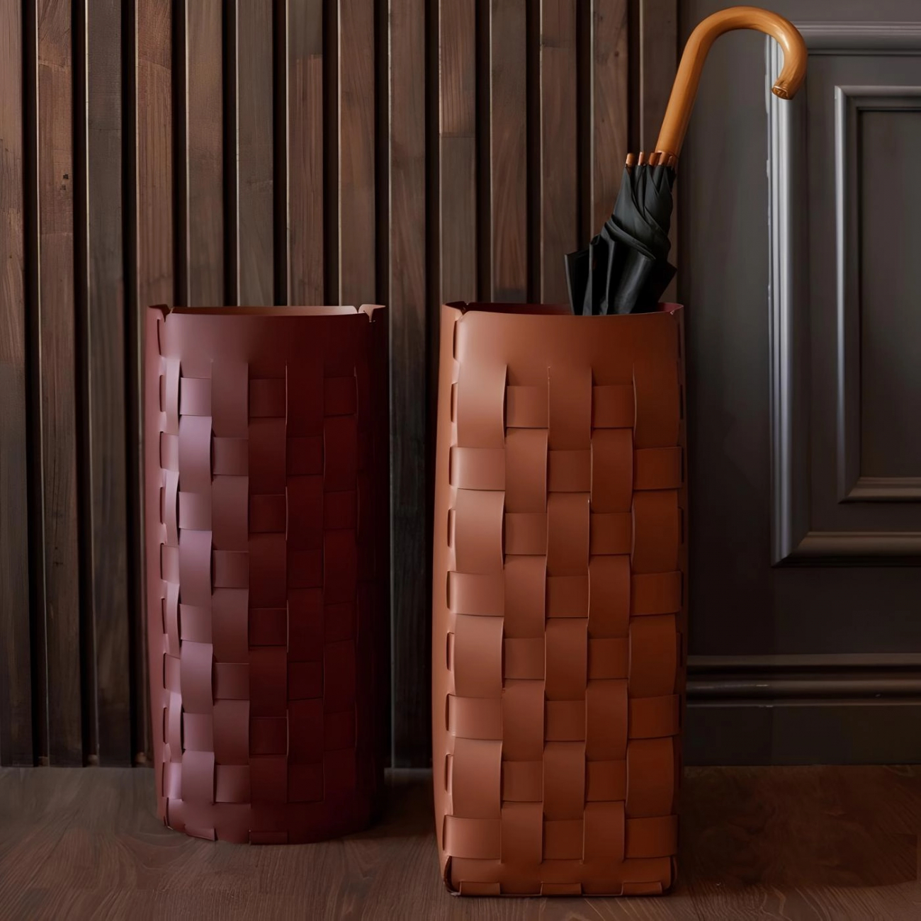 Зонтница BOTTEGA 51 см коньяк – 2