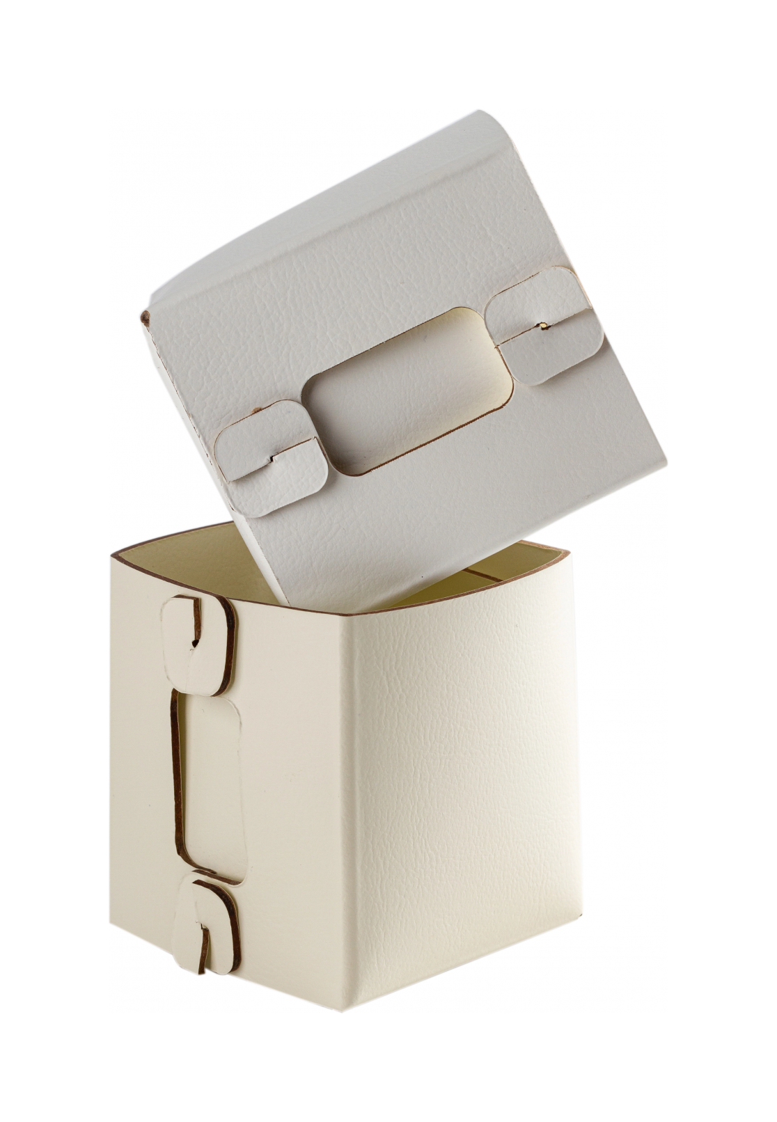 Коробочка MIU V1 7х7 панна кота, кожа ADJ O0055.16.TS16