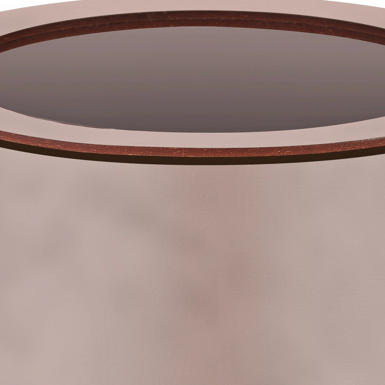 Ведро для мусора 29 см пепельная роза, кожа – 2