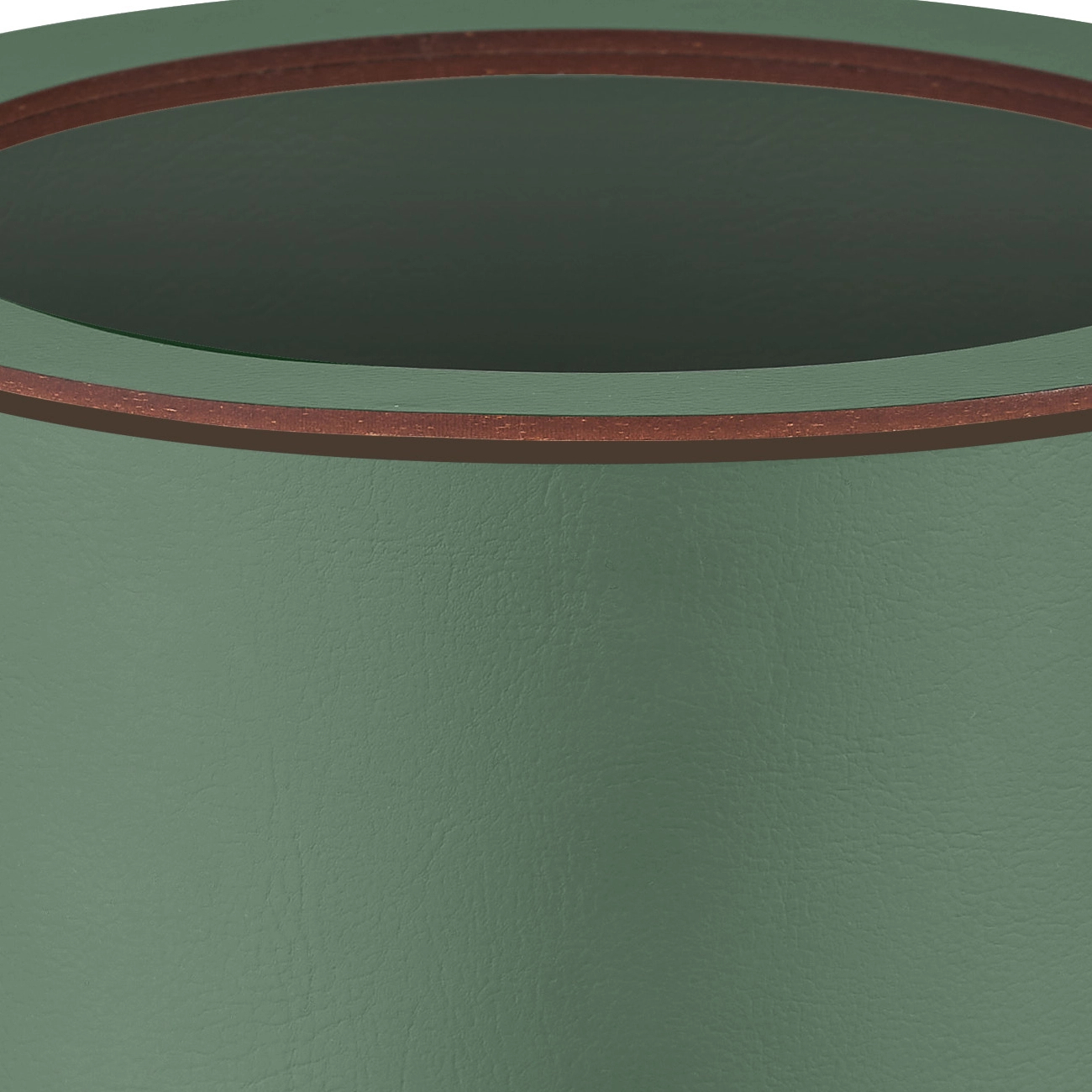 Ведро для мусора 29 см эвкалипт, кожа – 2