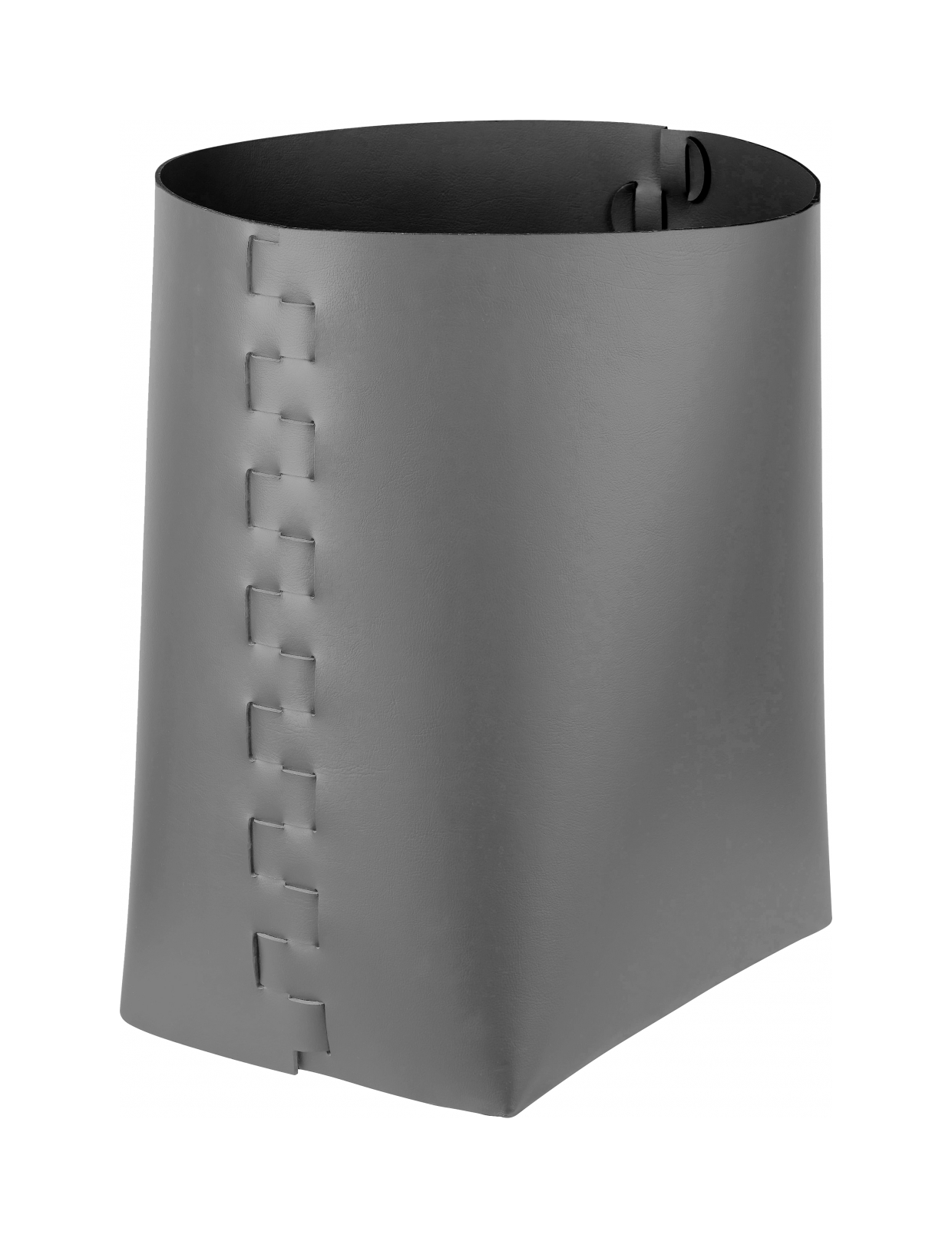 Корзина HELENA прямоугольная 35х30 см серая, кожа